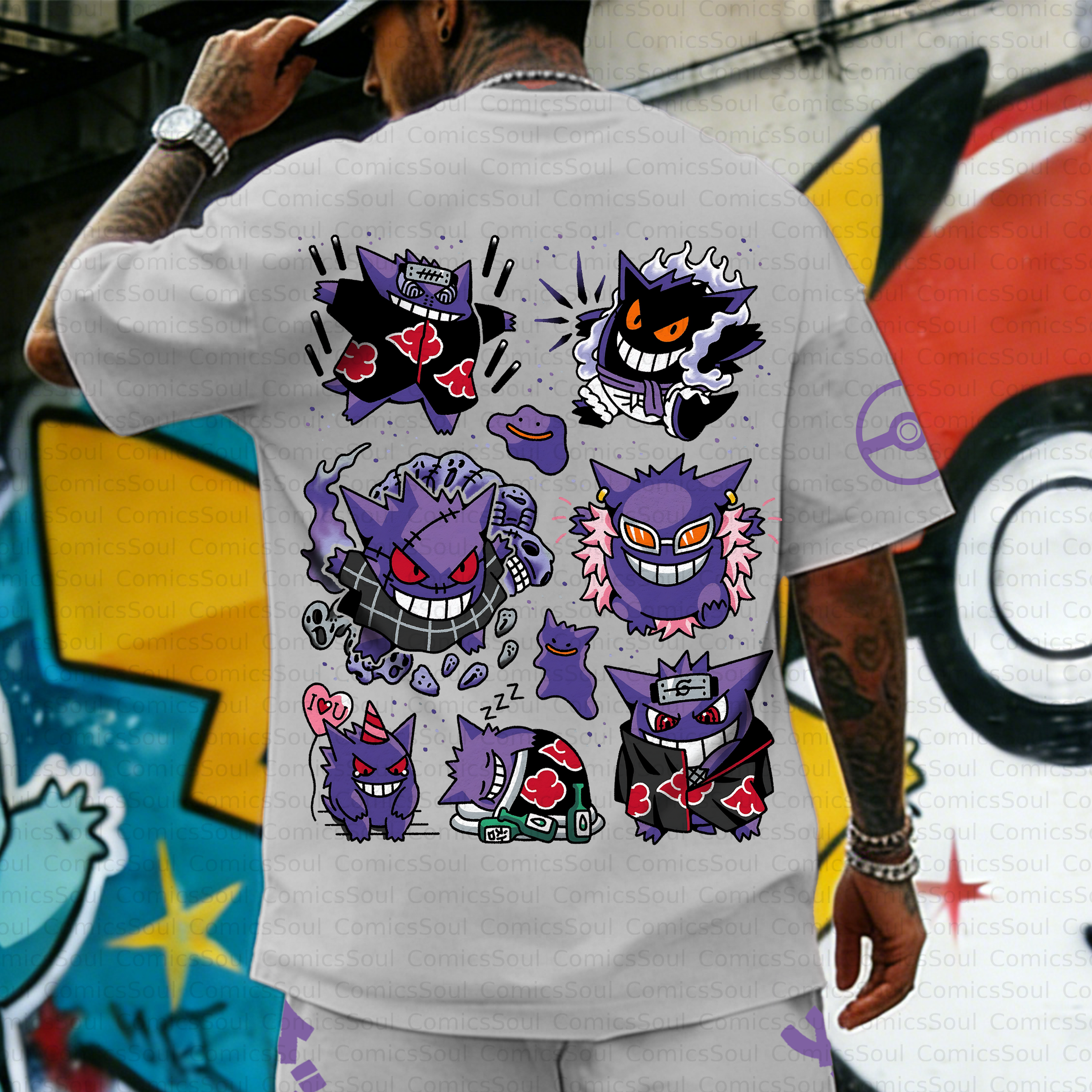 Unisex Anime Inspired Vintage T-Shirt
