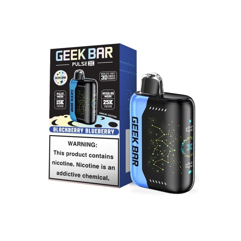 Geek Bar Pulse X 25K Watermelon Ice flavor front view