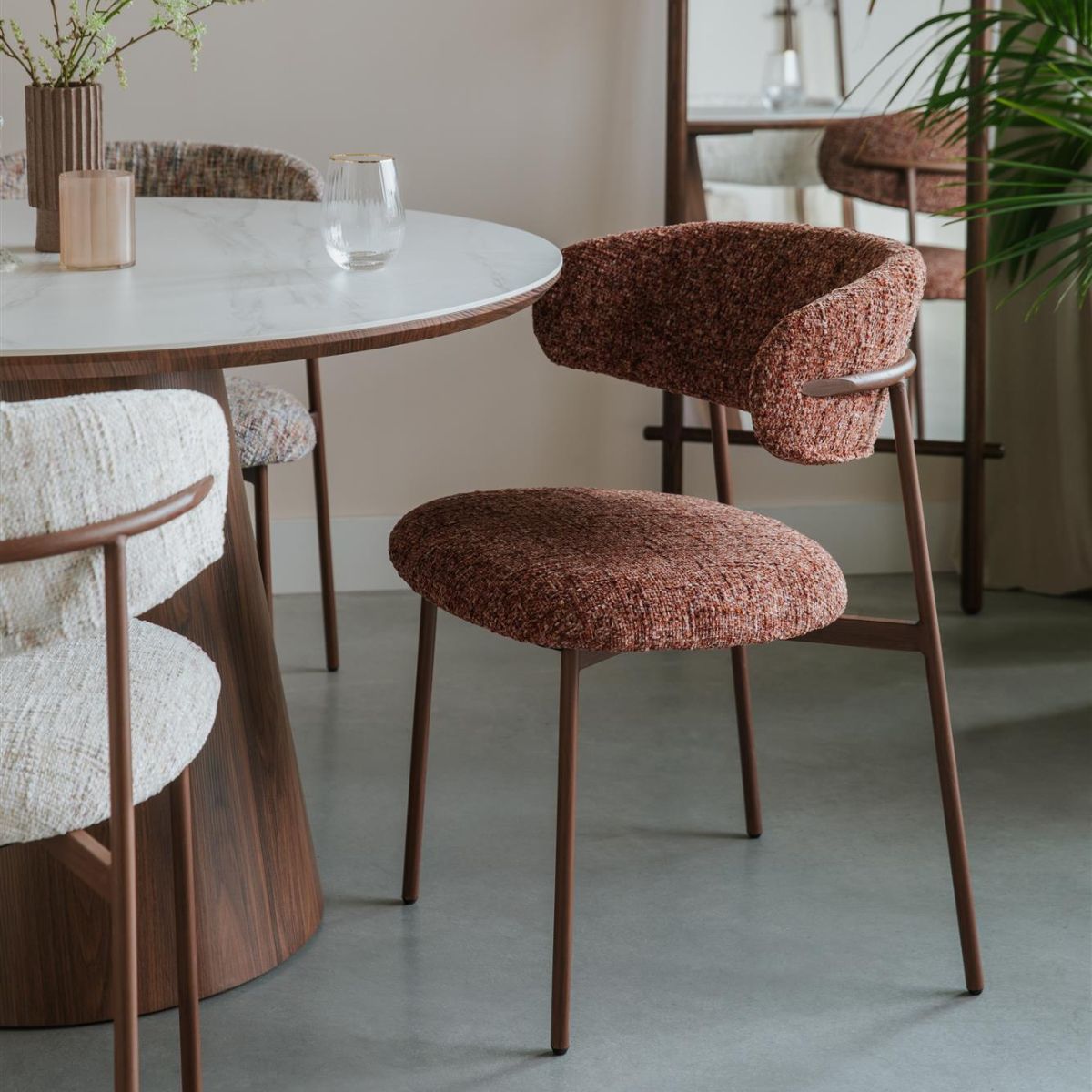 Housecraft Living Claes Eetkamerstoel - Oranje