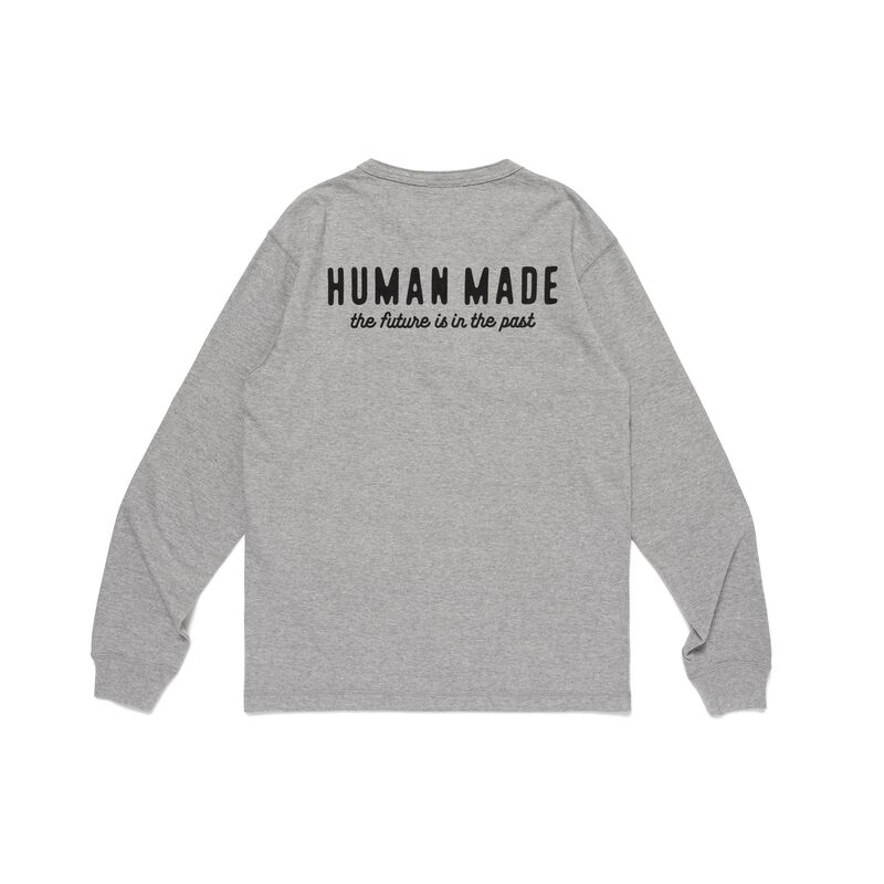HUMAN MADE HENLEY NECK L/S T-SHIRT