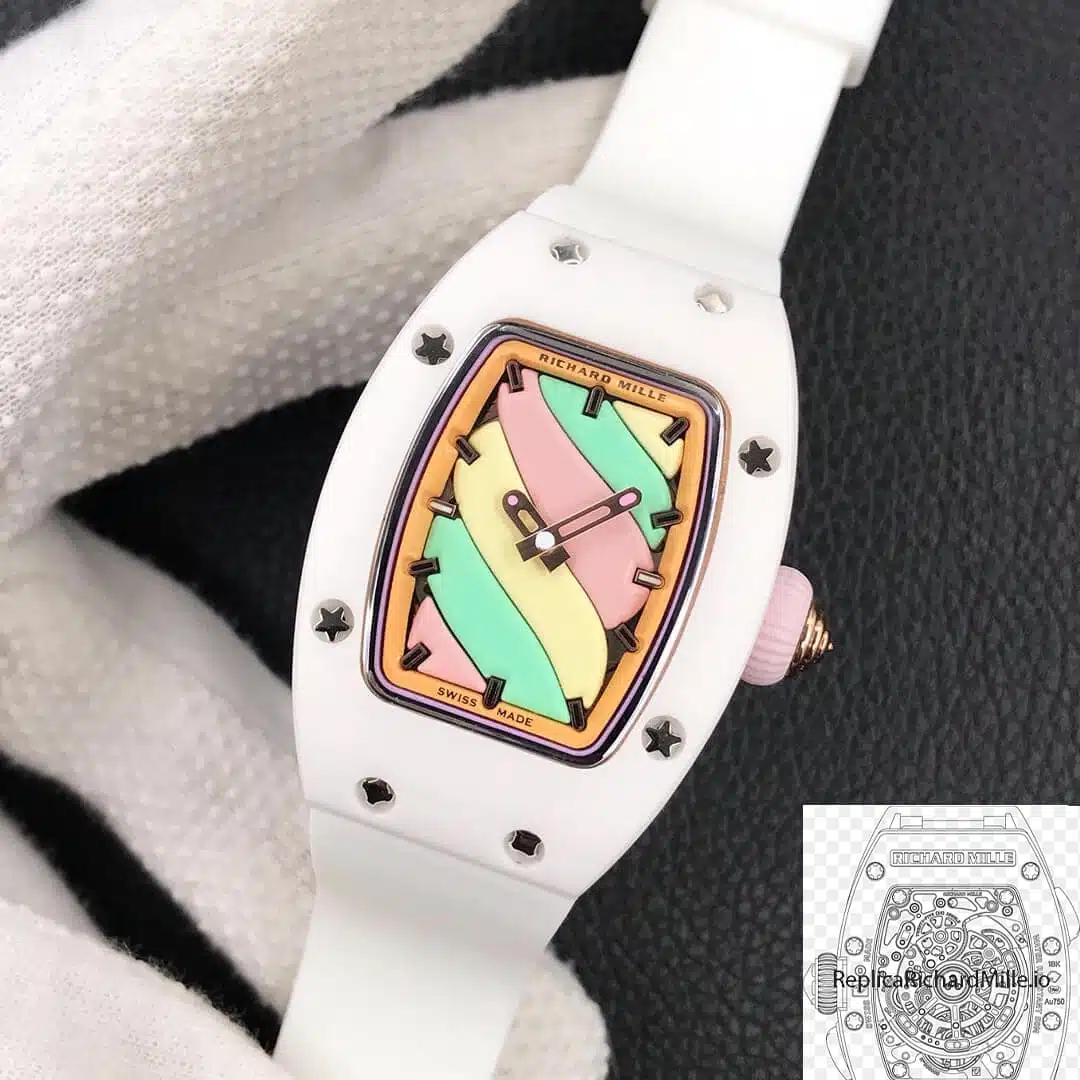 Replica RM 07-01 Bon Bon White Ceramic Case