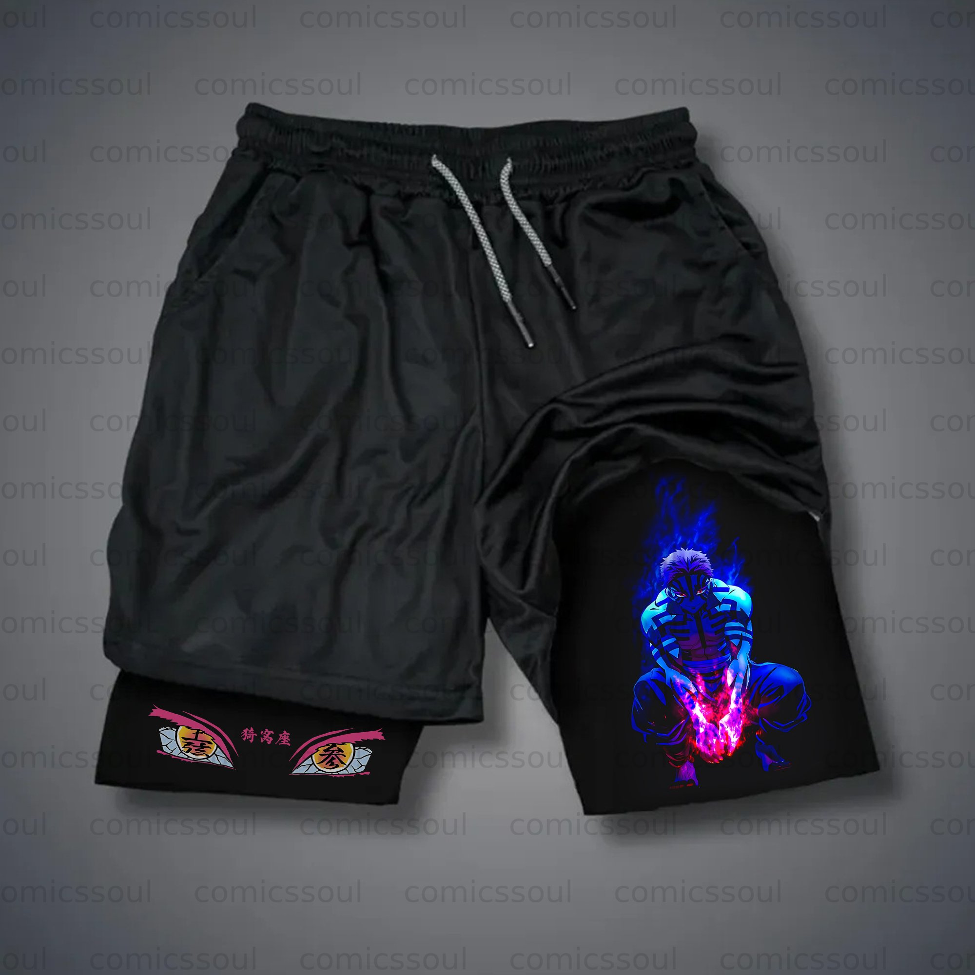 Unisex Casual Anime Streetwear Shorts