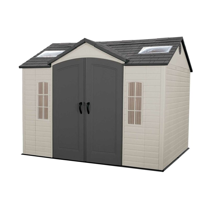 WAYFAIR Side 10 Ft. W X 8 Ft. D Plastic Storage Shed