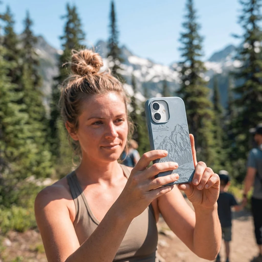 Powder Blue Rockies iPhone 17 Case