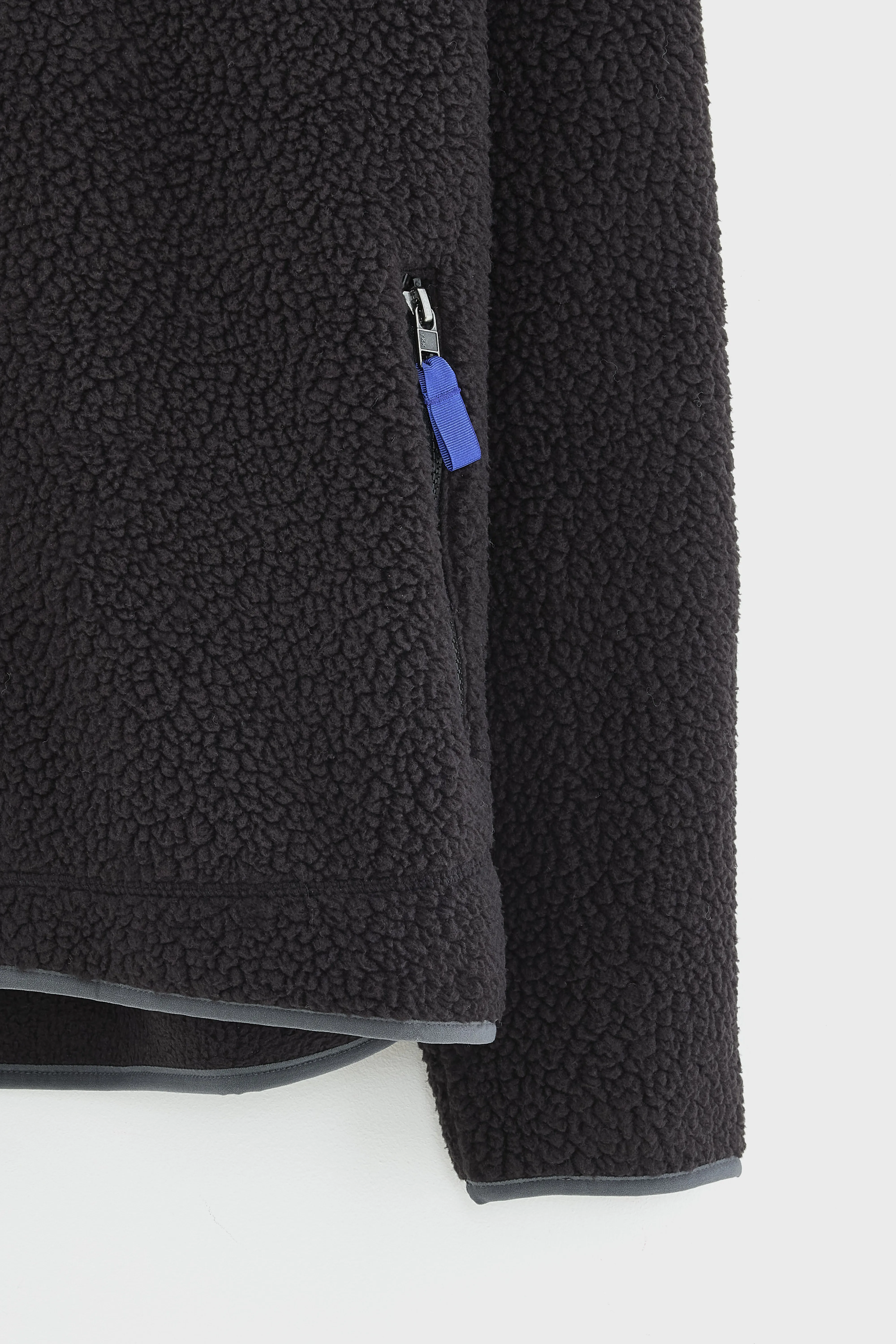 Bellerose Men's Retro Pile Fleece Jacket  (252 / M / BLACK)