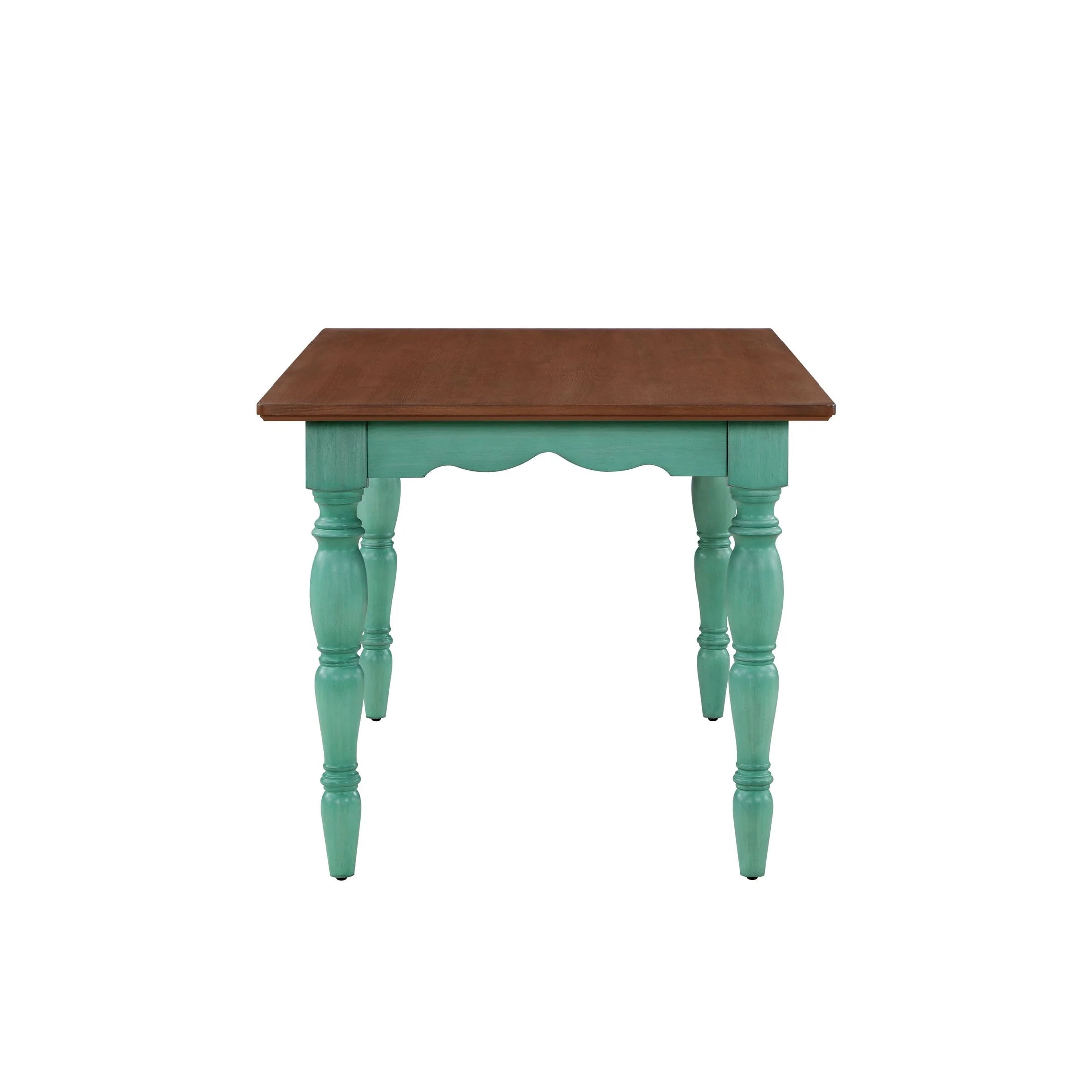 The Pioneer Woman Dining Table Made With Solid Wood Frame, Teal - Image 11