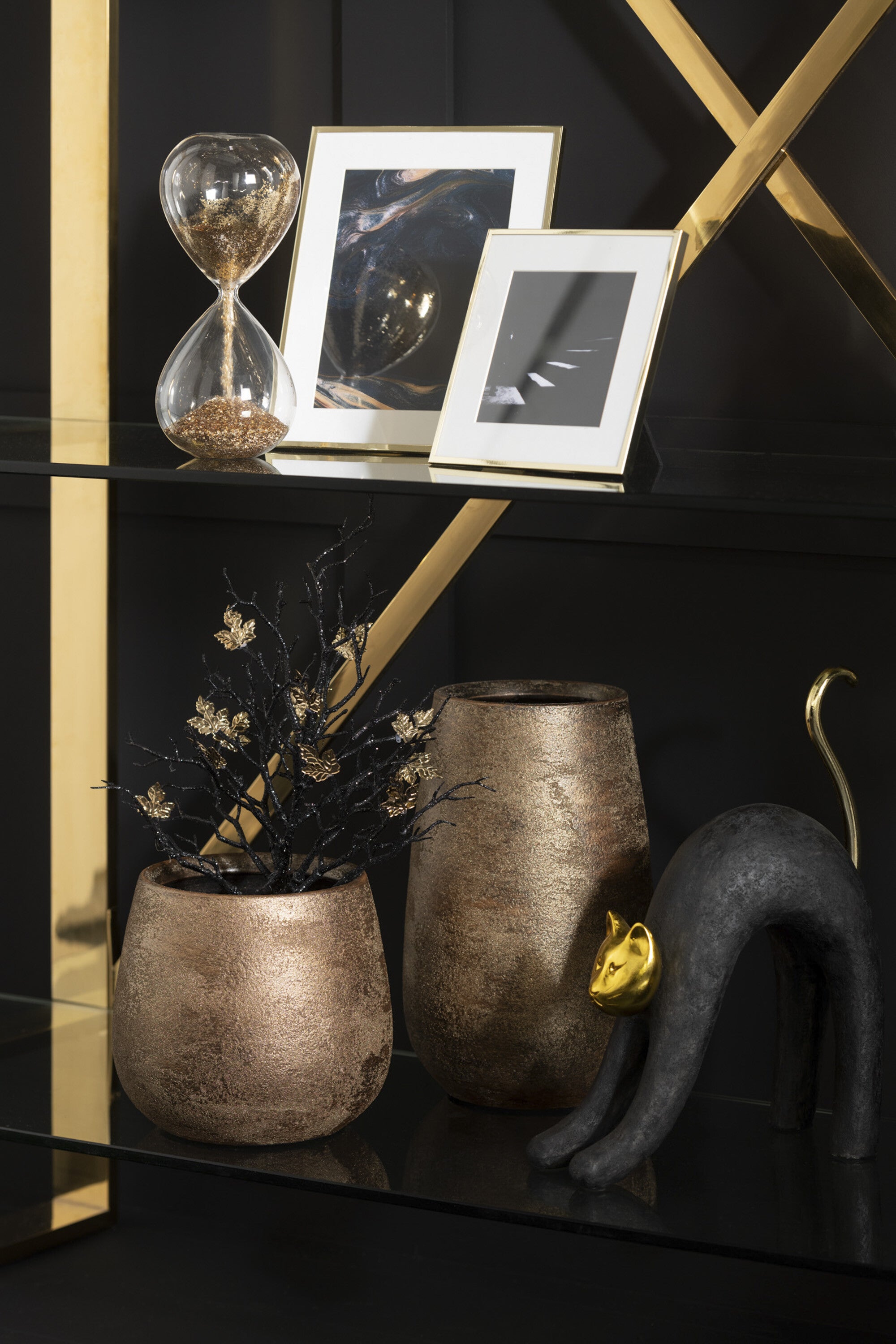 J-Line fotolijst Passe Partout Fijne Boord - metaal - goud -