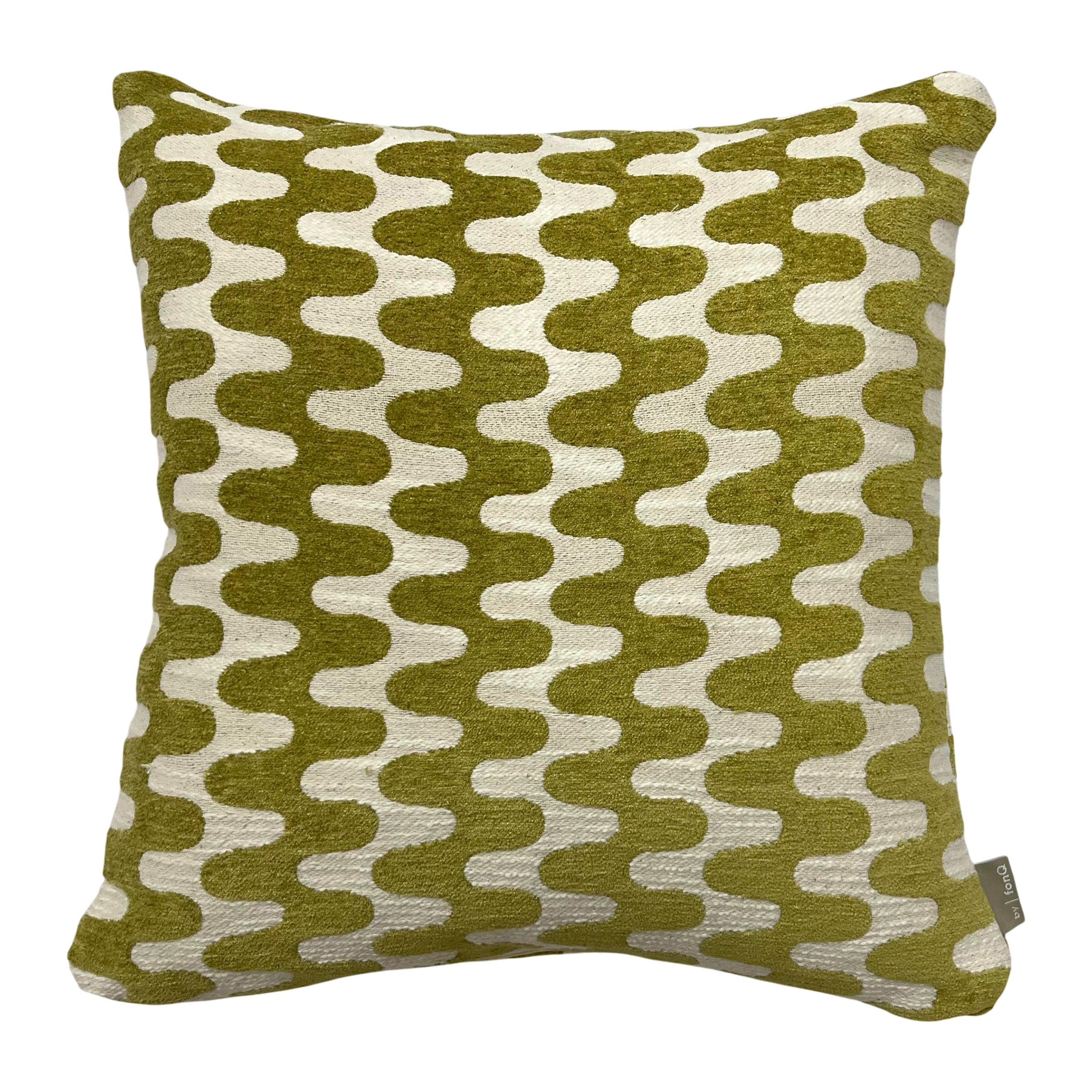 Blokker Wavies Sierkussen 50 x 50 cm - Lime