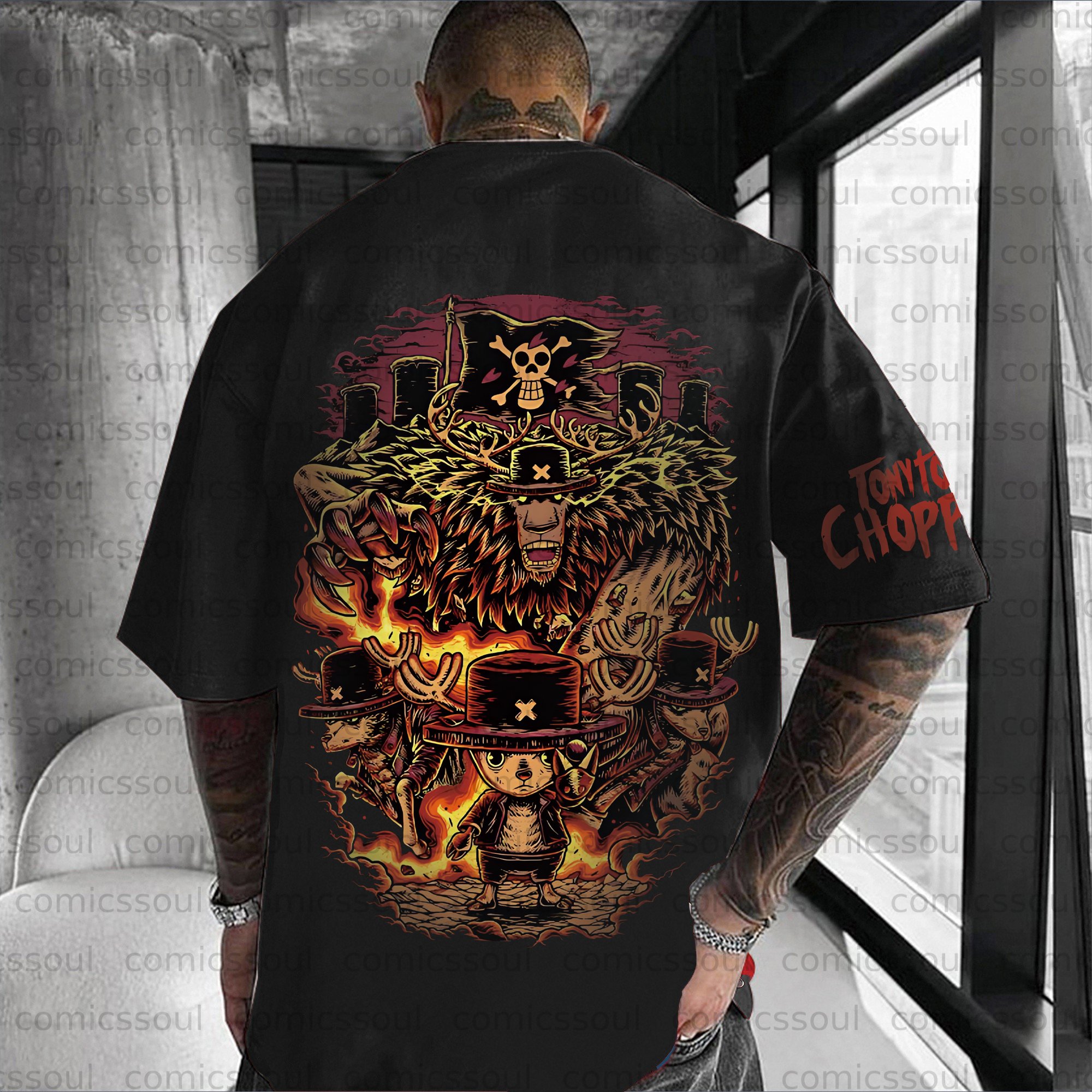Unisex Anime Inspired Vintage T-Shirt