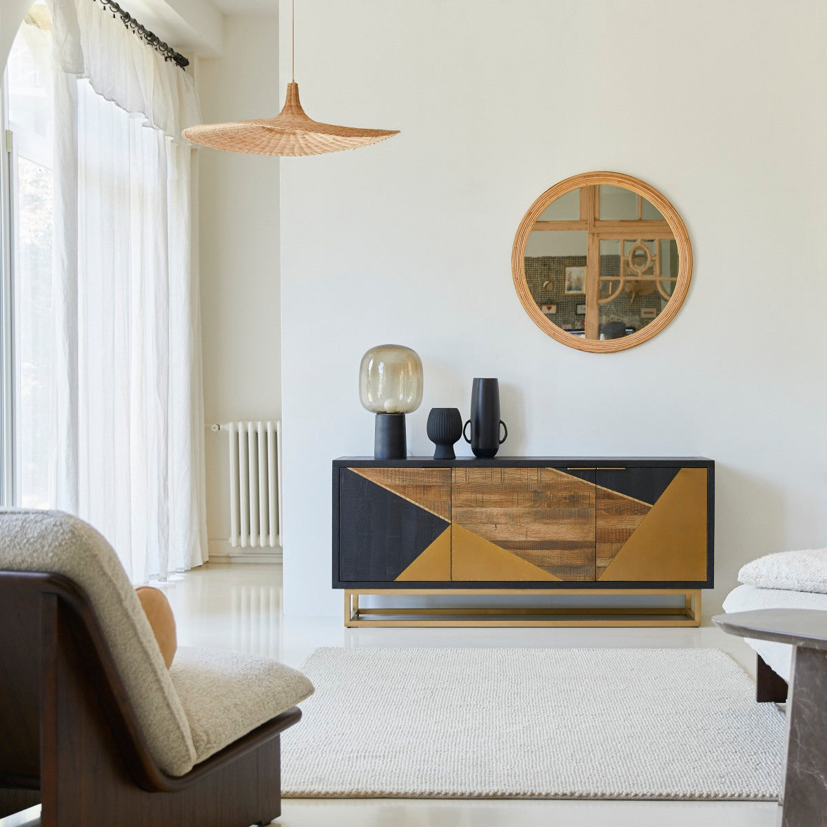 Tikamoon - Oscar - Eiken dressoir 160 cm