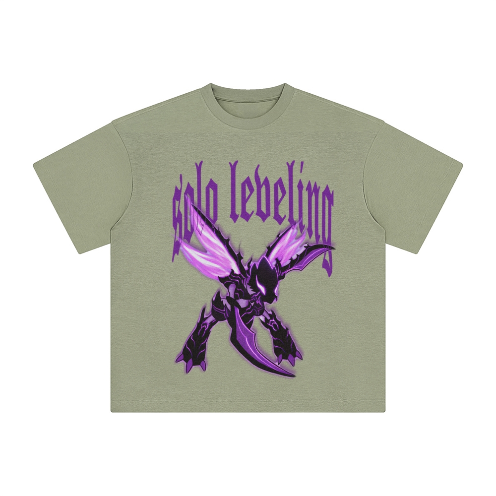 Unisex Anime Inspired Washed  Vintage T-Shirt