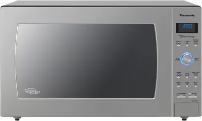 Panasonic NN-SN966S 2.2 Cu. Ft. 1250W Stainless Steel Microwave Oven with Inverter & Genius Sensor, Countertop/Built-In