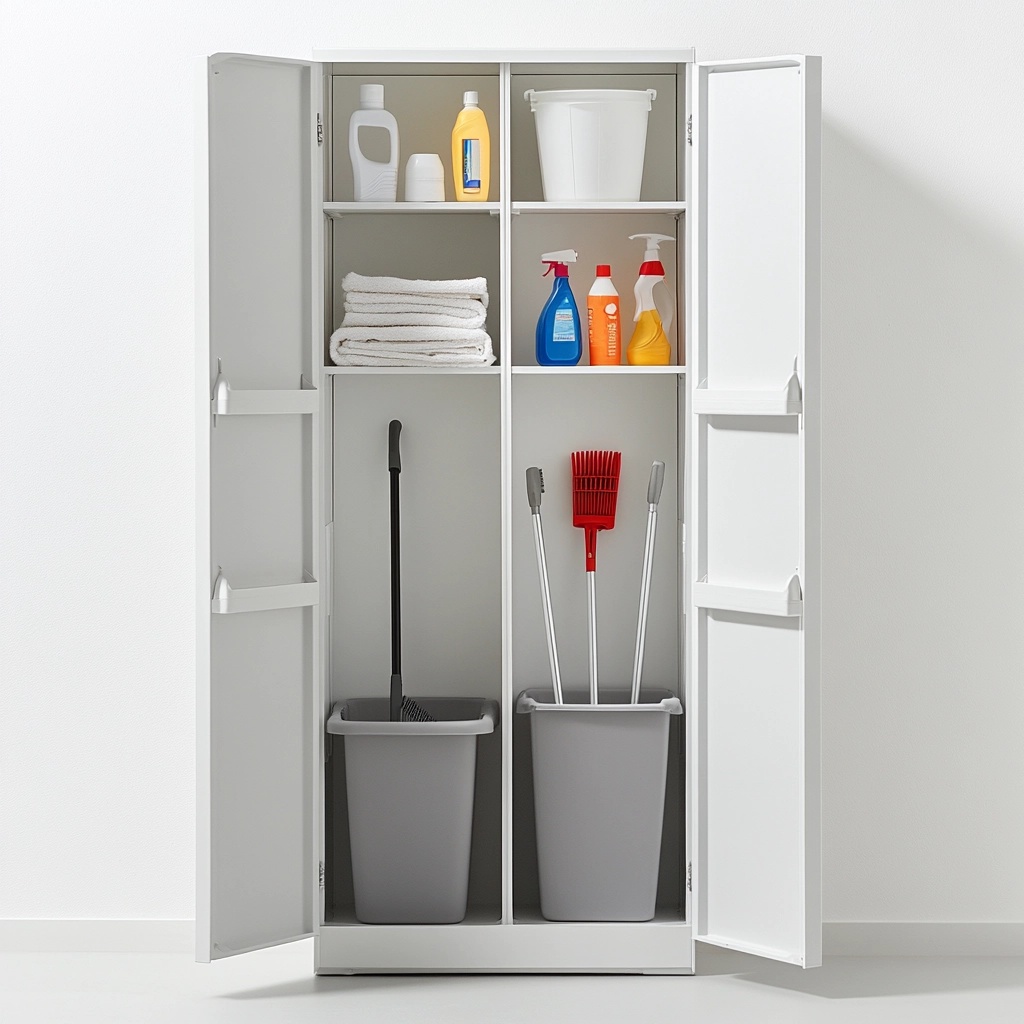 Casa y jardín organización interior grande plástico blanco almacenamiento armario XP7937387