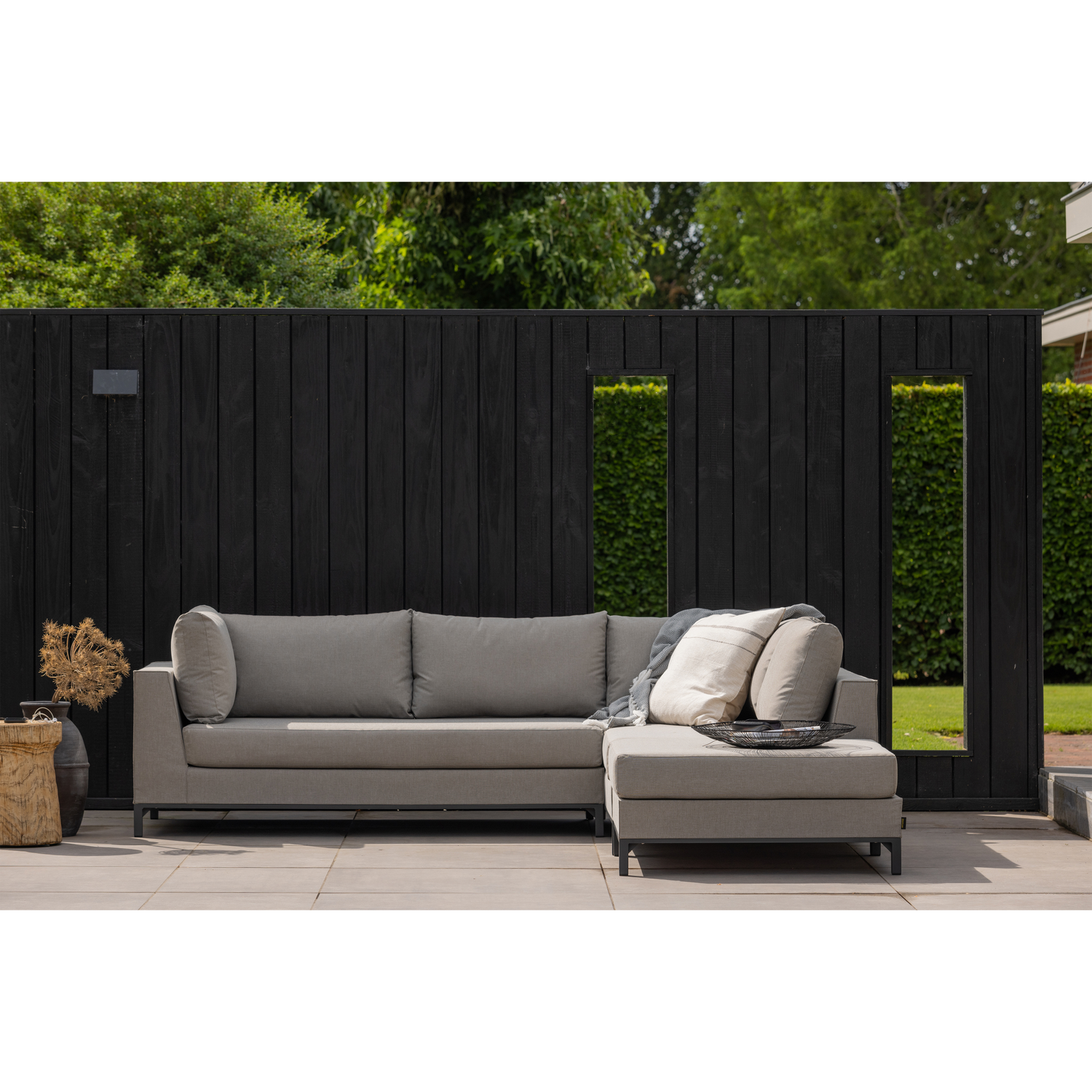 WOOOD Sicilië Loungeset All Weather – Rechts - Taupe