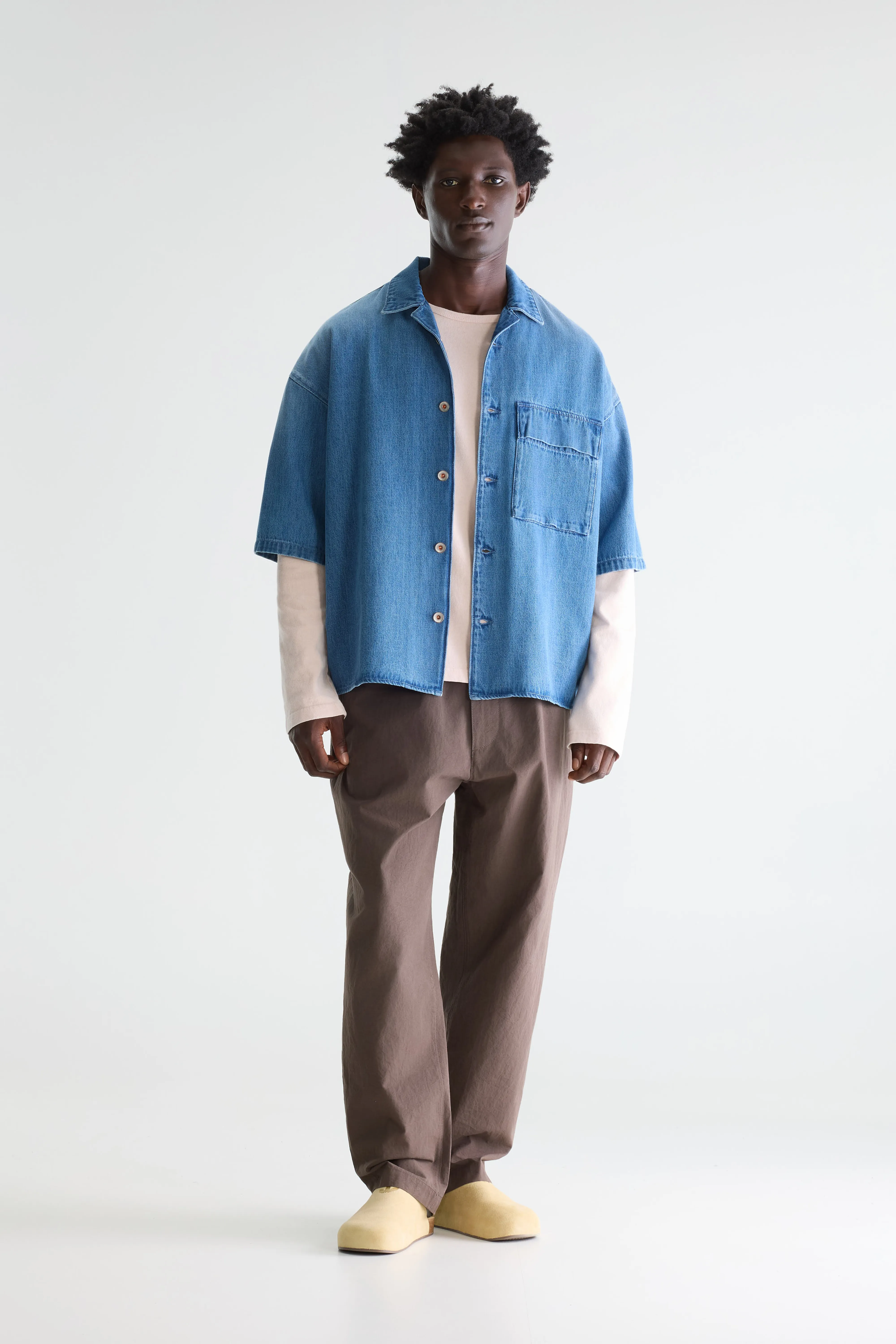 Bellerose Prim denim shirt (261 / M / HVY STONE WASH)