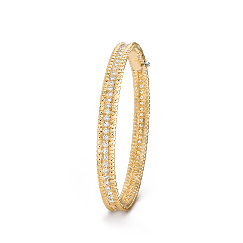 Replicate Perlée diamonds bracelet, 1 row, medium model(1:1 replica) - Original Replica Club
