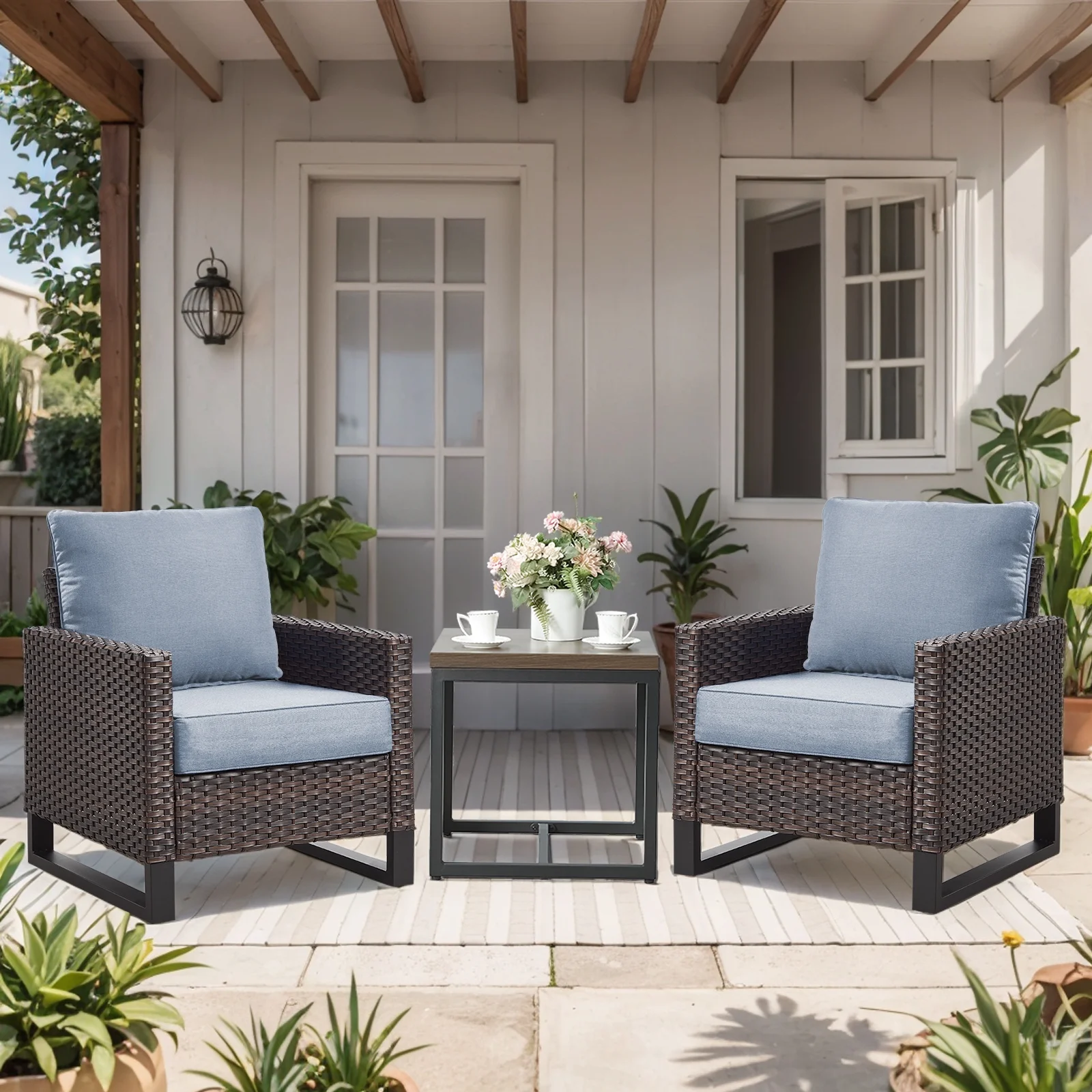Bellefurn Outdoor Deep Seat Cushion 24 X 24 X 6 inch for Patio Furniture,Outdoor Chair Cushions Waterproof & Fade Resistant Patio Furniture Cushions for Wicker Chair, Sofa, Couch - Image 63