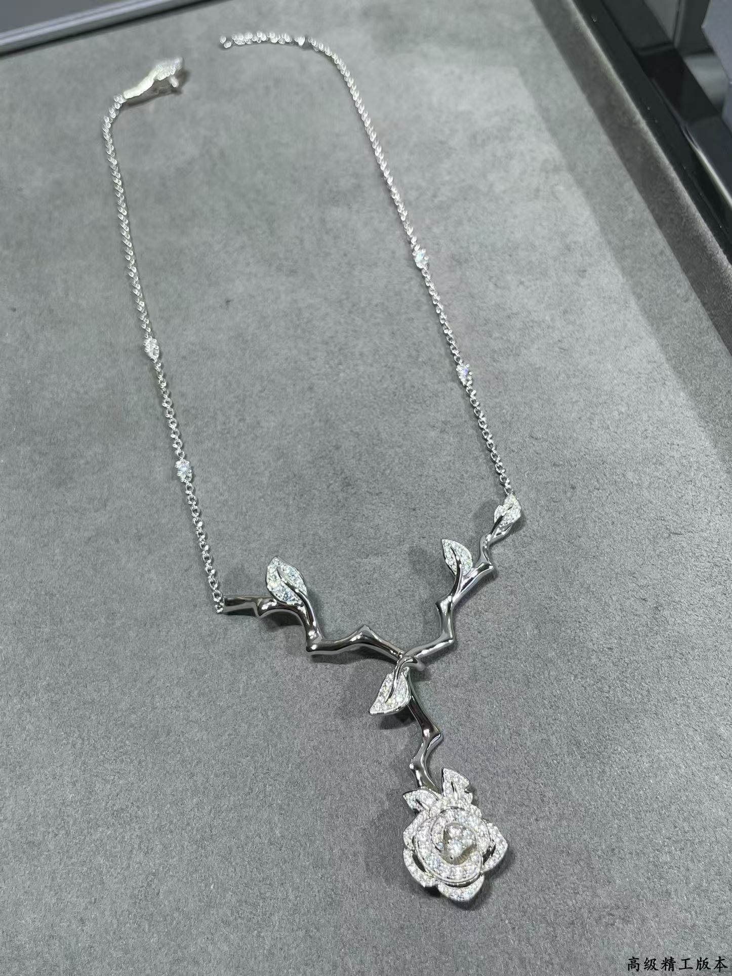 Dior Rose Pendant Bagatelle Necklace - Original Replica Club
