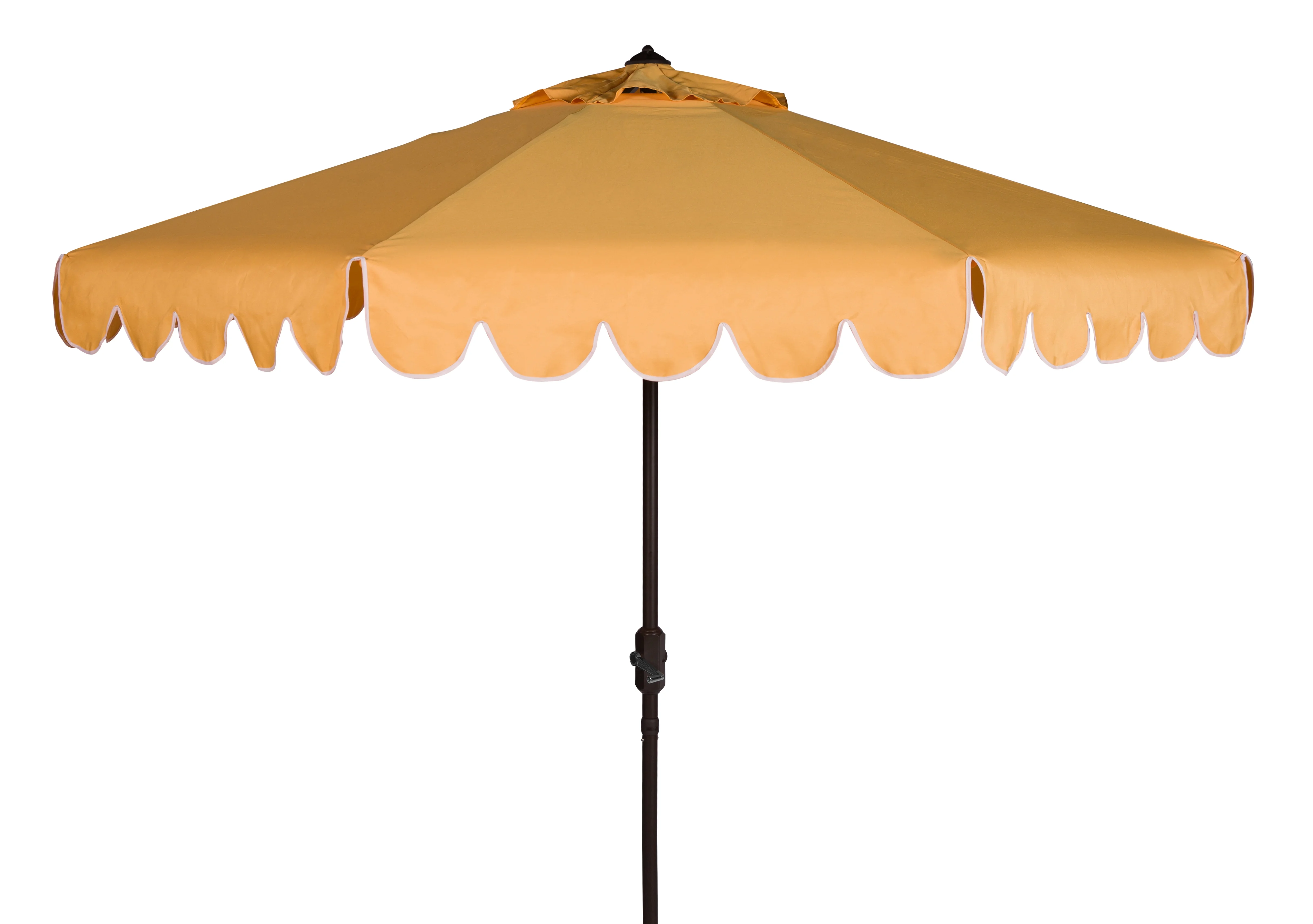 Safavieh Venice 9' Market Crank Tilt Patio Umbrella, Navy/White - Image 36