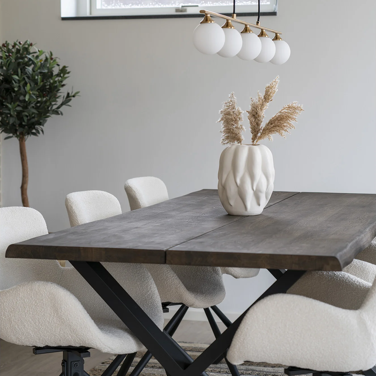 Artichok Harper Vaas Keramiek Wit