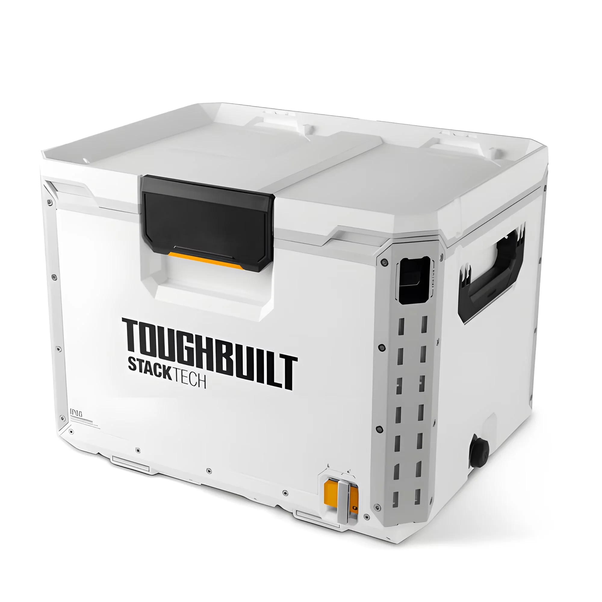 ToughBuilt StackTech Compact Cooler 16 Quart Hard Shell Ice Chest, White - Image 2 ToughBuilt StackTech Compact Cooler 16 Quart Hard Shell Ice Chest, White - Image 2