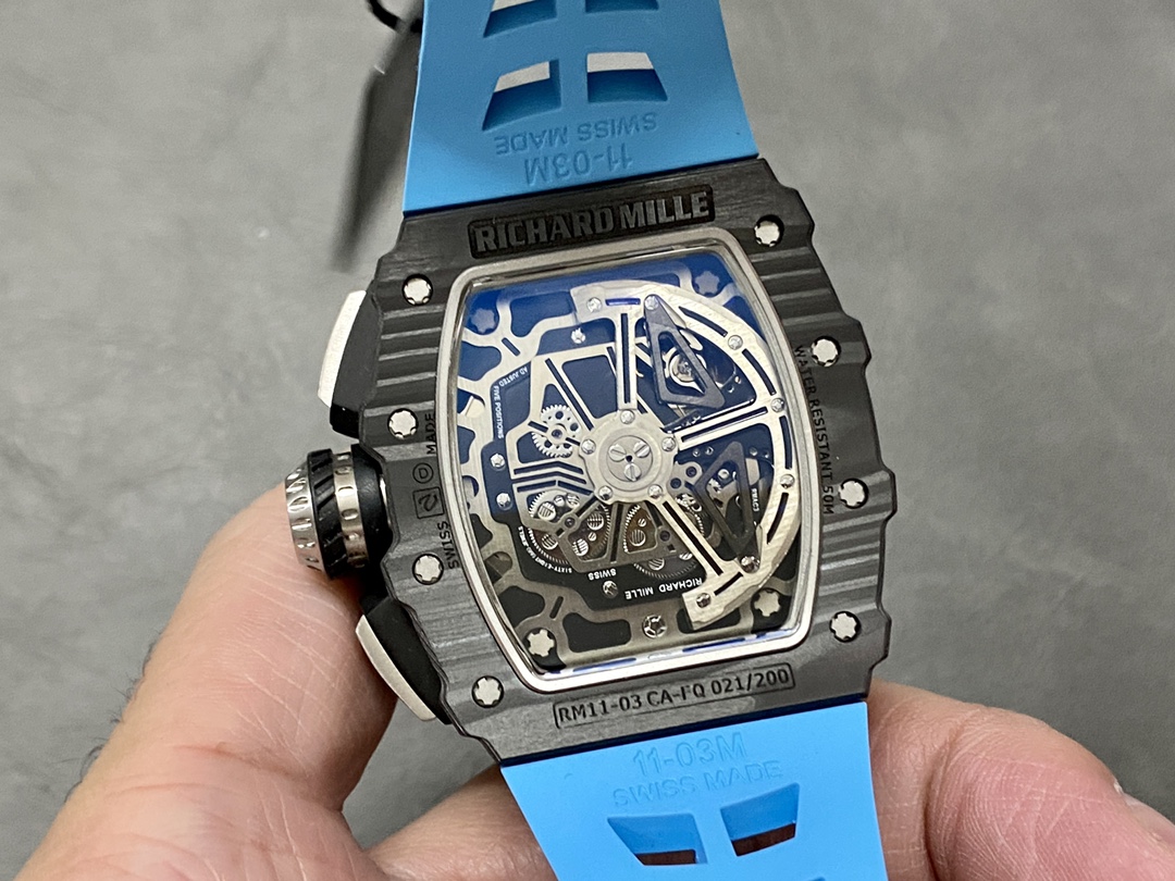 Richard Mille RM 11-03 Automatic Flyback Chronograph Blue Watch