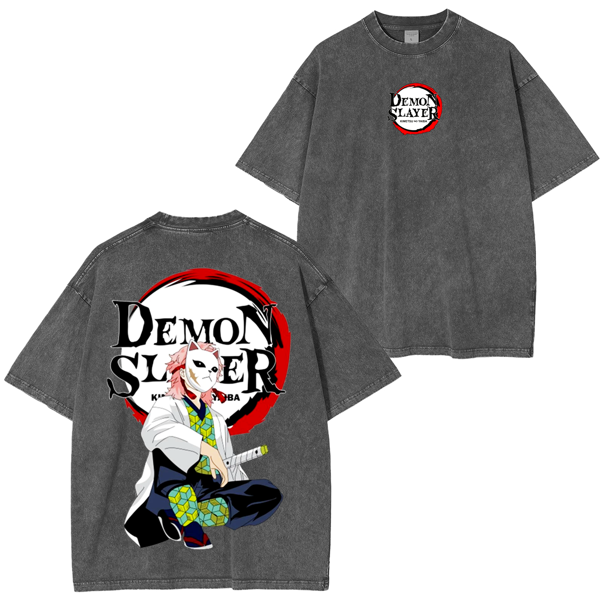 Unisex Anime Inspired Vintage Washed T-Shirt丨Comicssoul TeeThreads Sustain the Scene with Custom Apparel