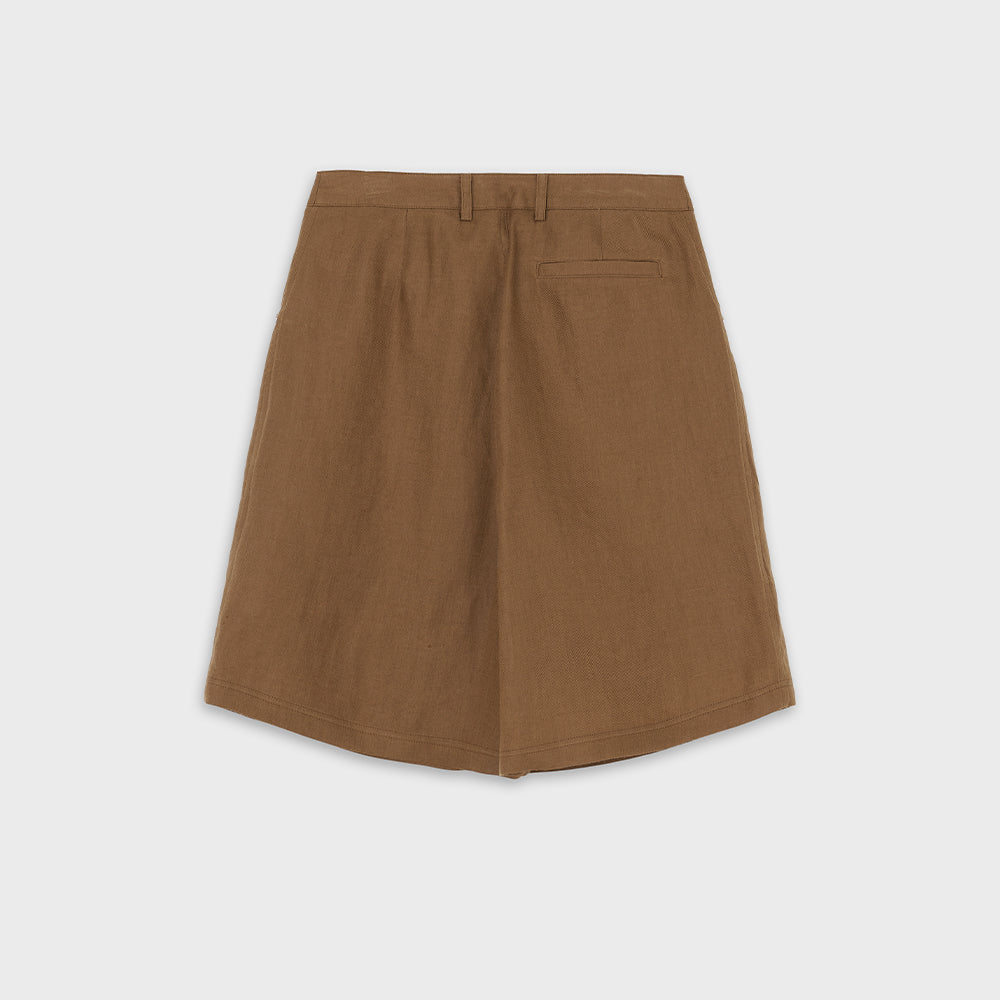 The Loom - Bermuda Linen Denim - Marron