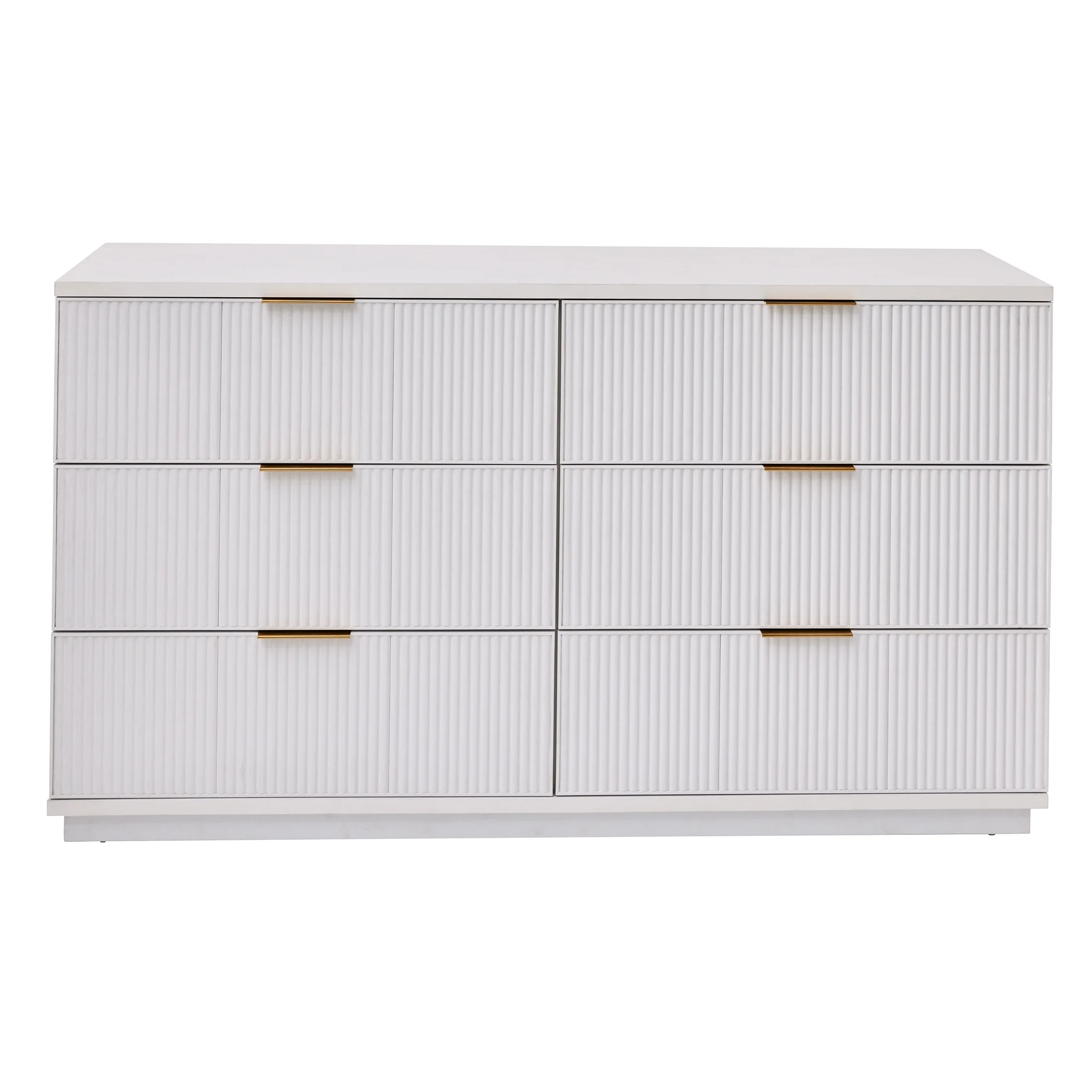 Better Homes and Gardens Lillian 6 Drawer Dresser, White - Image 2