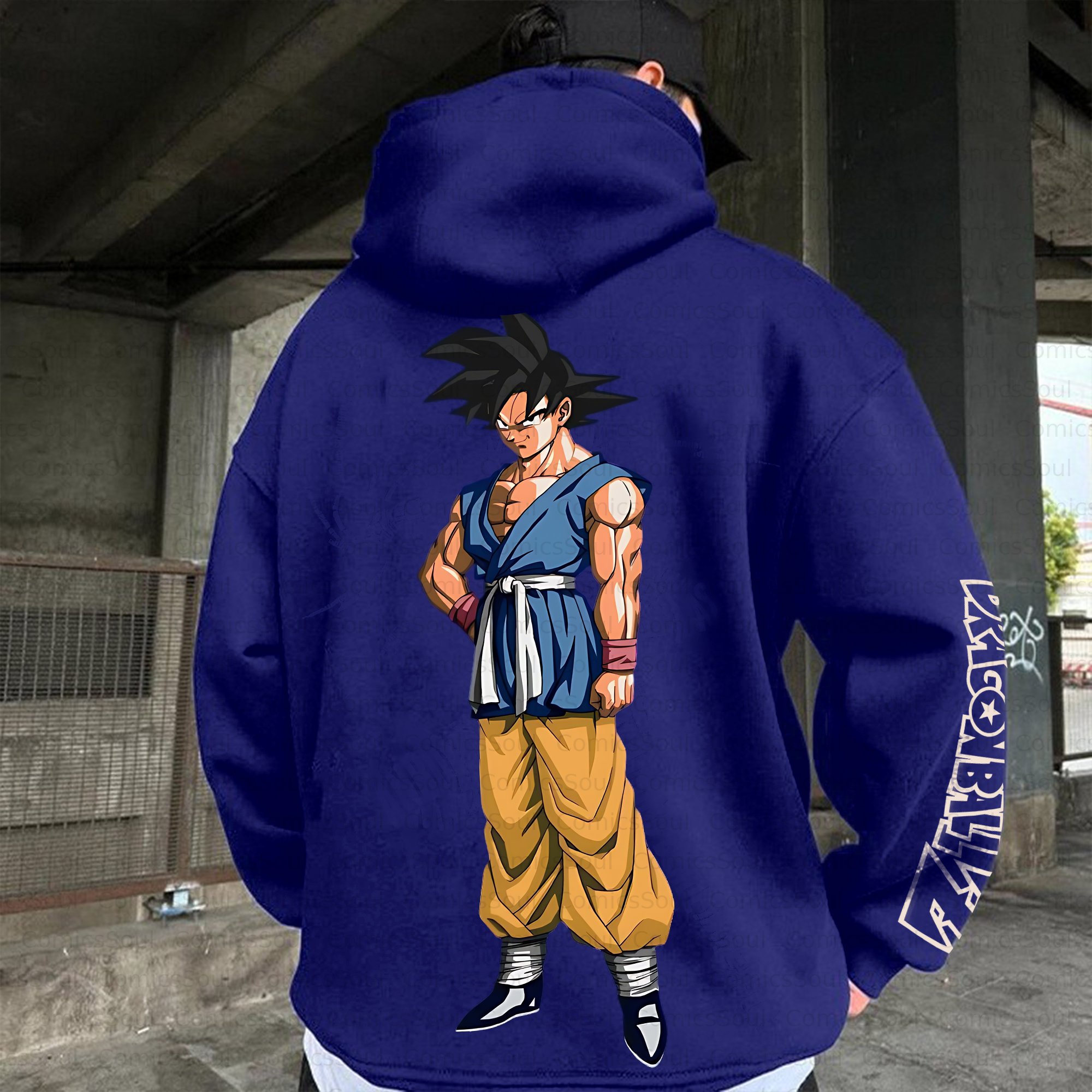 Unisex Anime Inspired Vintage Plush Hoodie
