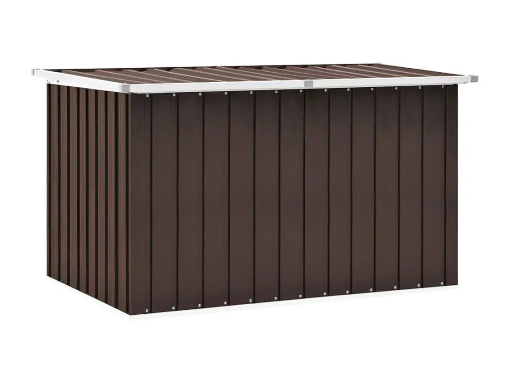 Caja de almacenaje para jardín marrón 149x99x93 cm lga1593543