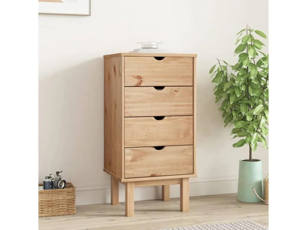 Cajonera Cosinor madera maciza de pino 45x39x90 cm xir3388688