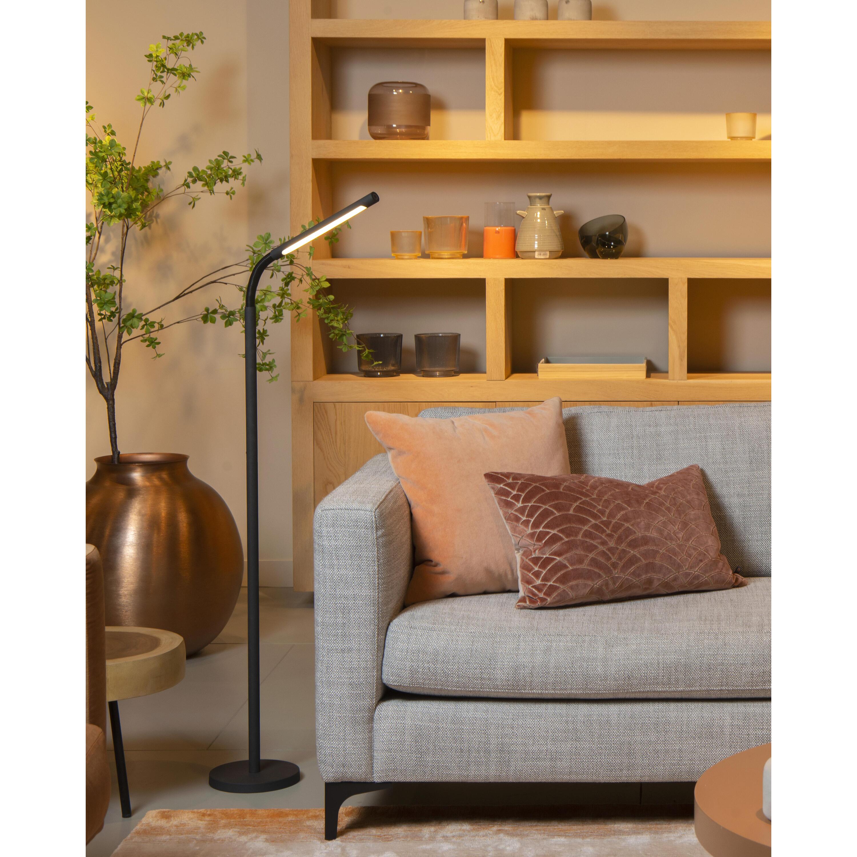 Gilly vloerlamp LED oplaadbaar zwart