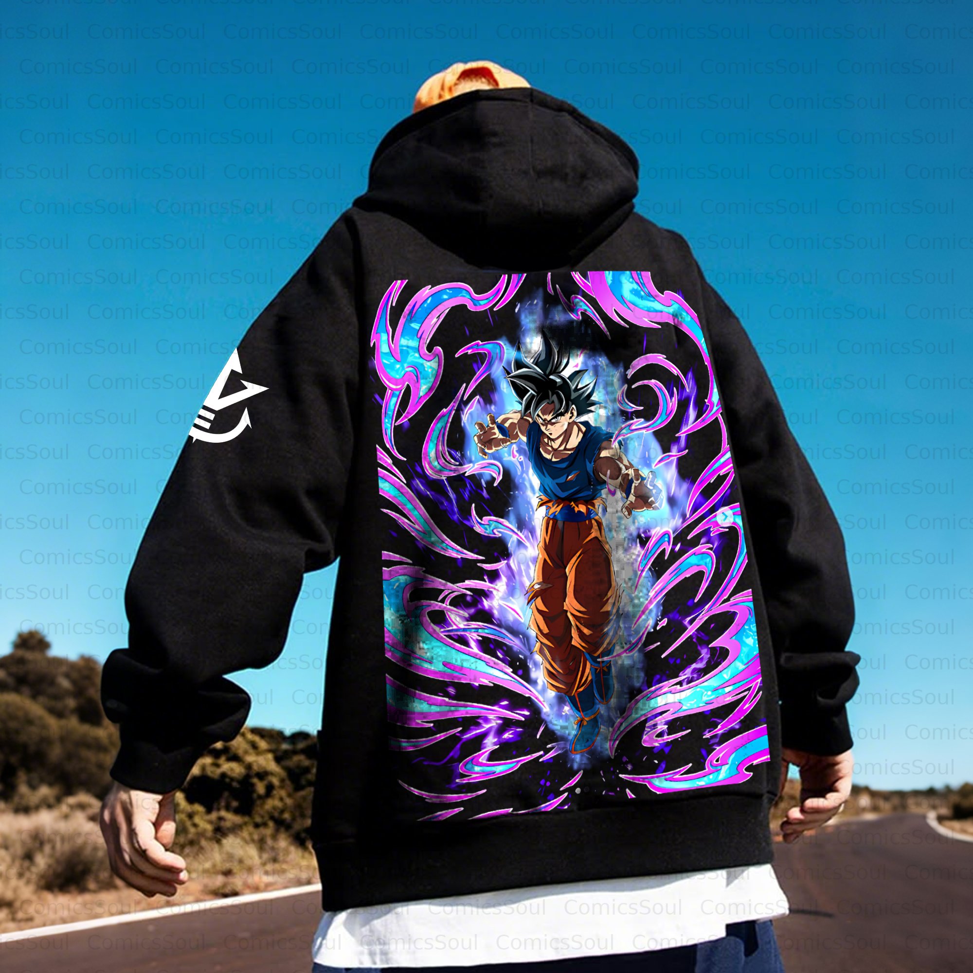 Unisex Anime Inspired Vintage Plush Hoodie