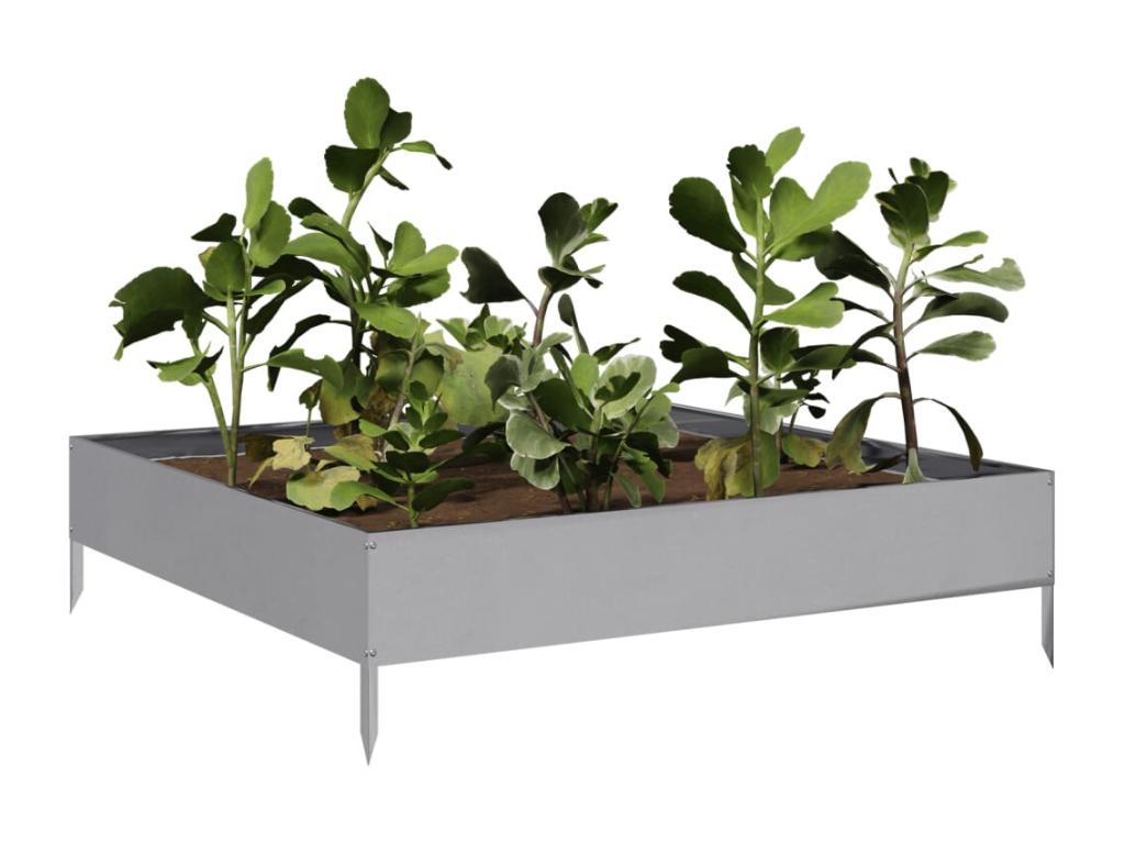 Decoratodo de acero galvanizado 100x100x26 cm