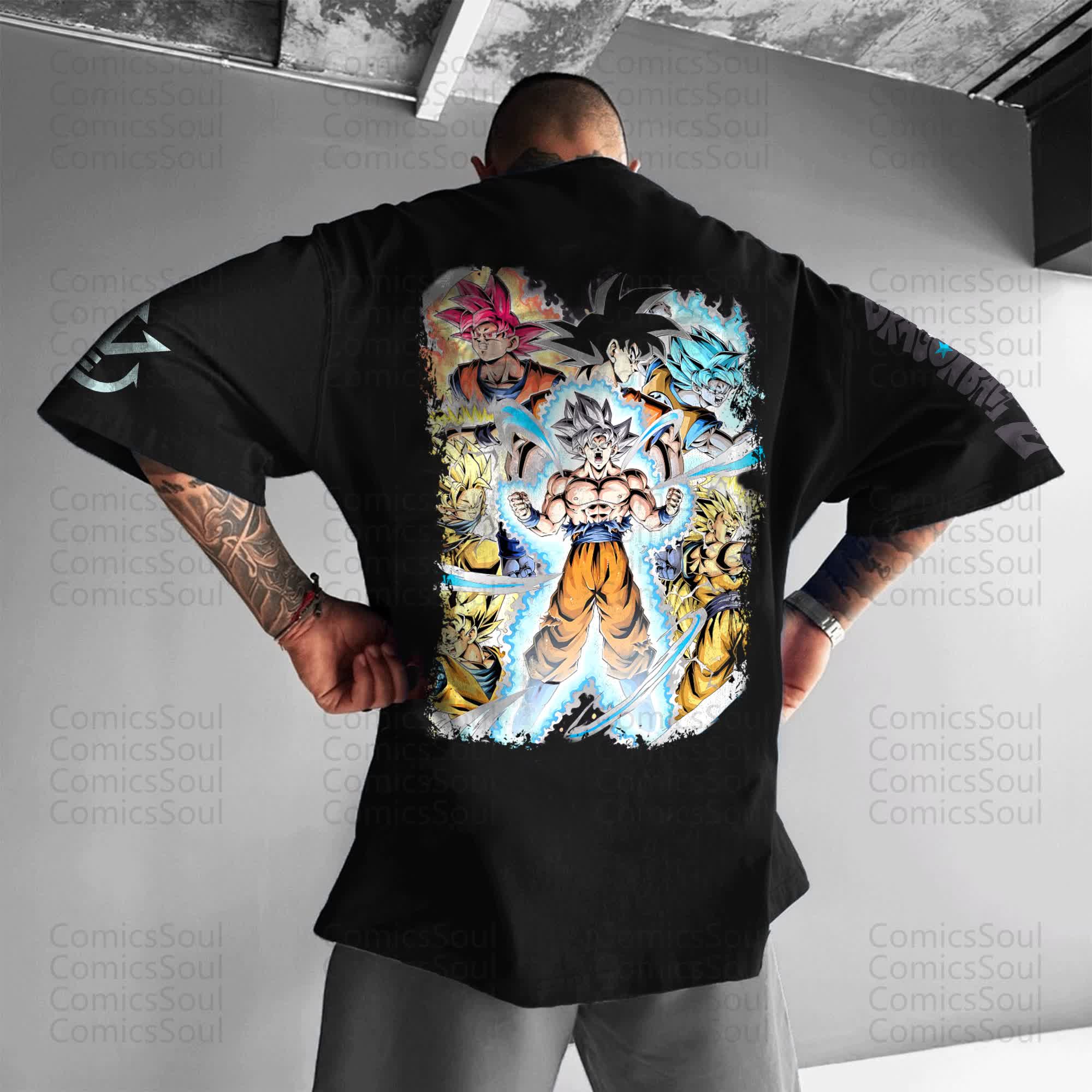 Unisex Anime Inspired Vintage T-Shirt丨DragonBALL Z