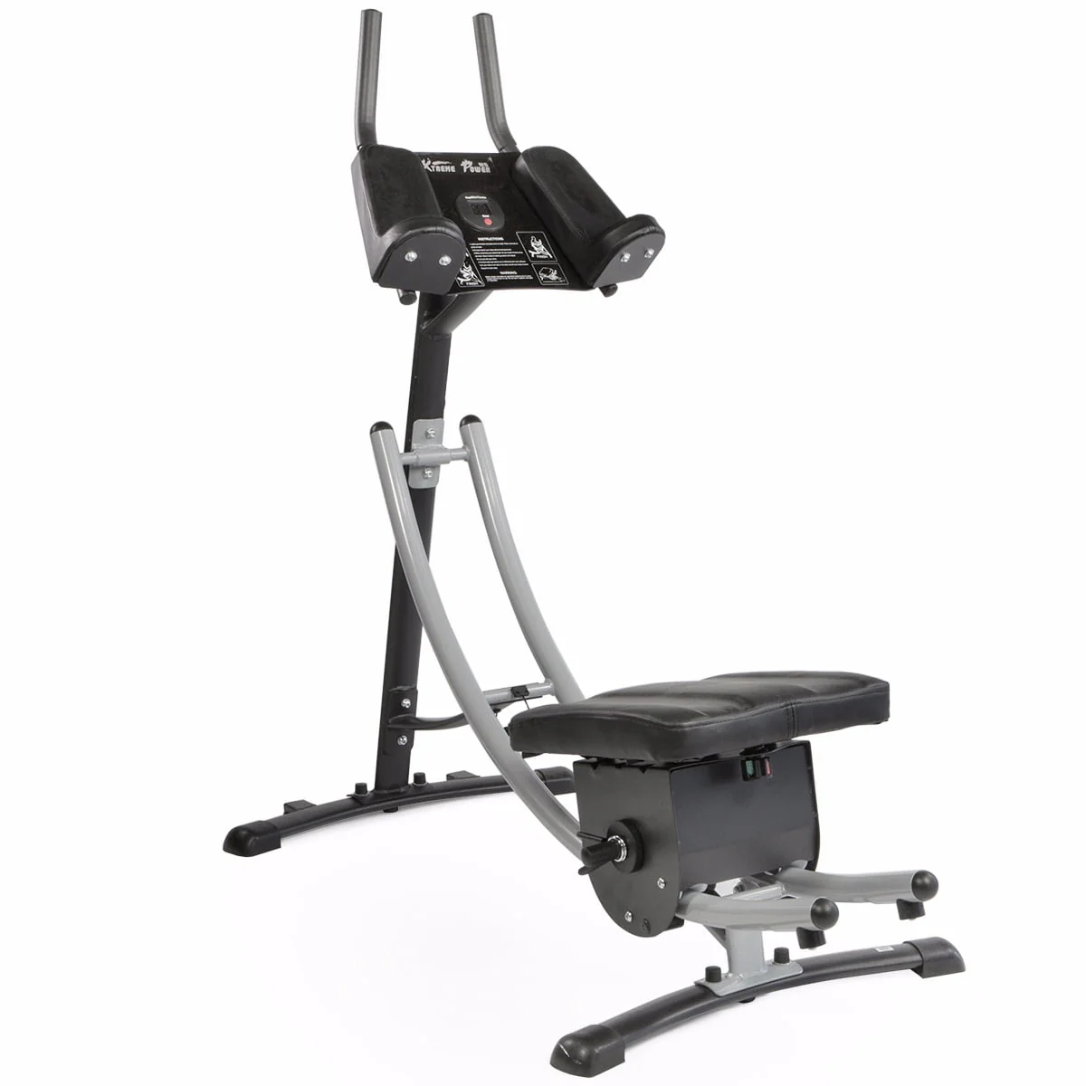 Xtremepowerus Roller Coaster Abdominal Trainer Machine Waist Fitness Equipment Abdomen Exercise Machine