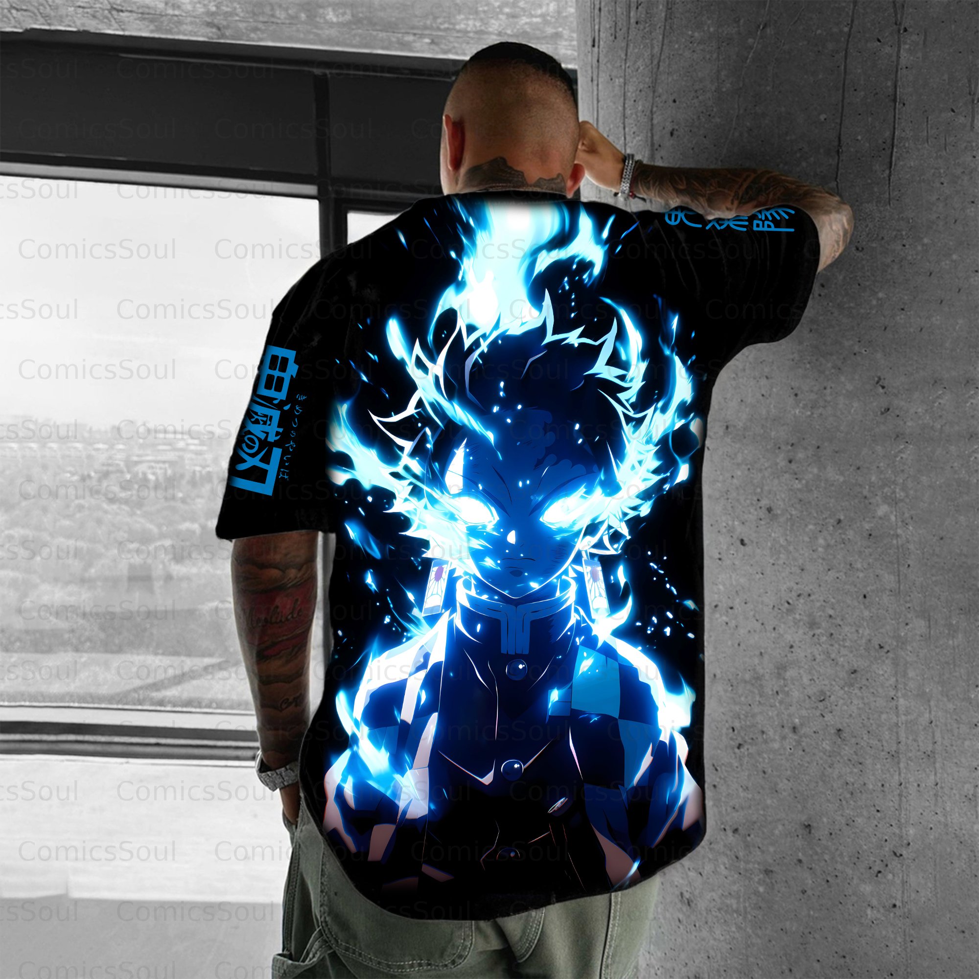 Unisex Anime Inspired Vintage T-Shirt| KNY