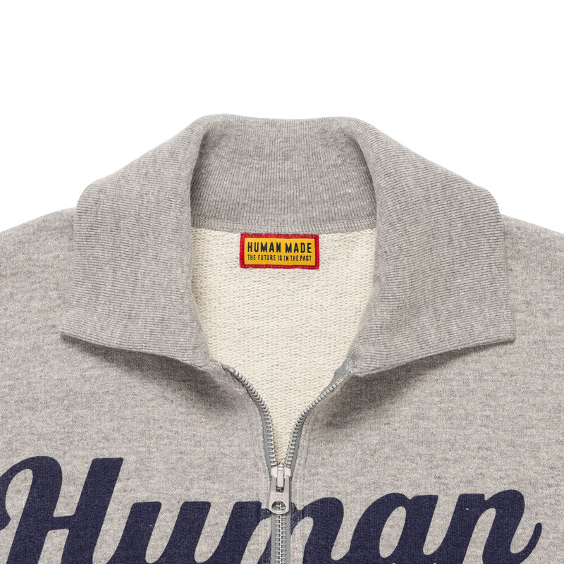 HUMAN MADE HALF-ZIP SWEATSHIRT