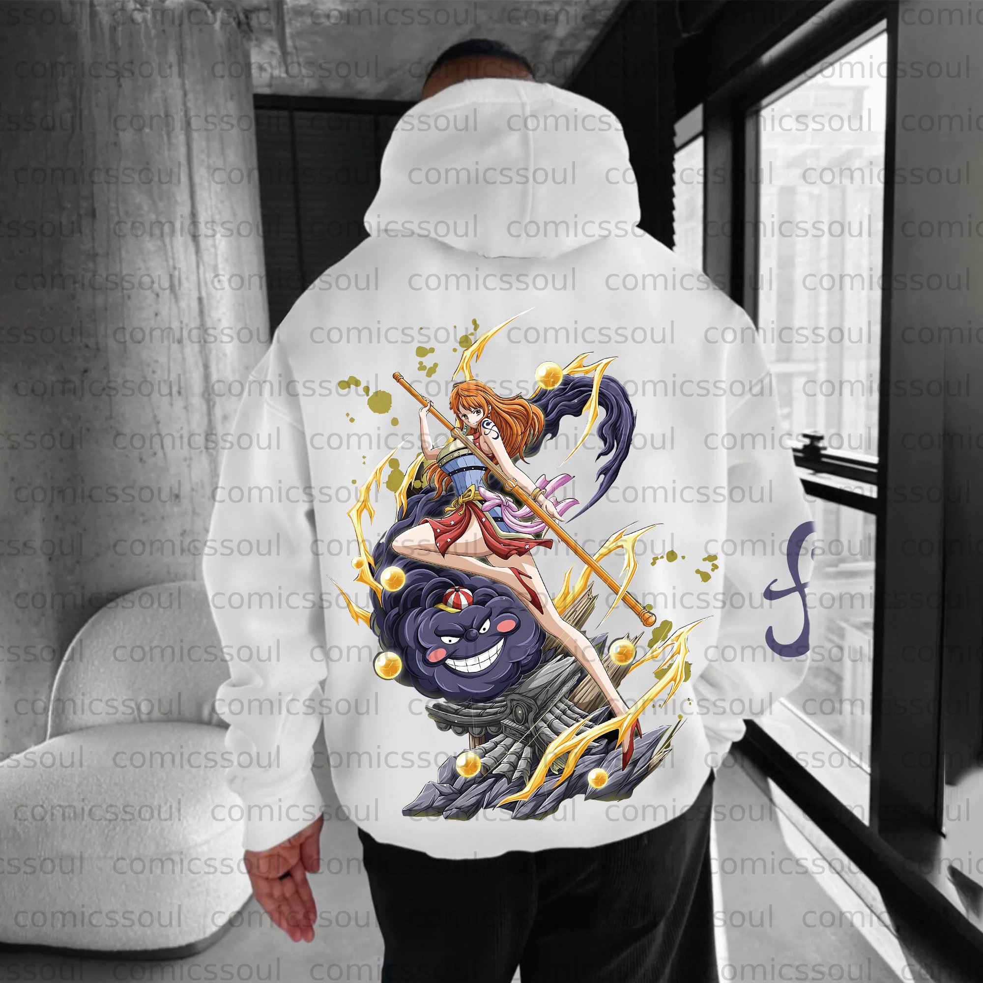 Unisex Anime Graphic Streetwear Vintage Plush Hoodie