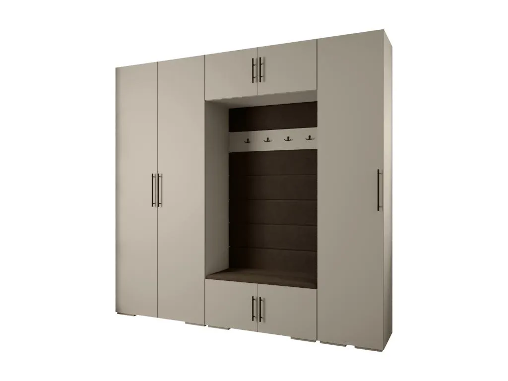 Andreuworldcasa 3 armario con puertas batientes 236.7/250/47