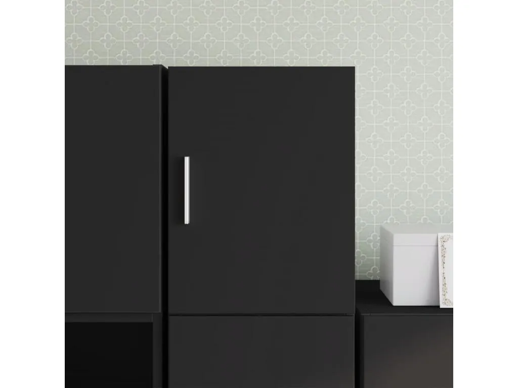 Armario de pared Casabellaes de ingeniería negro 30x42.5x40 cm 25305VAGZ