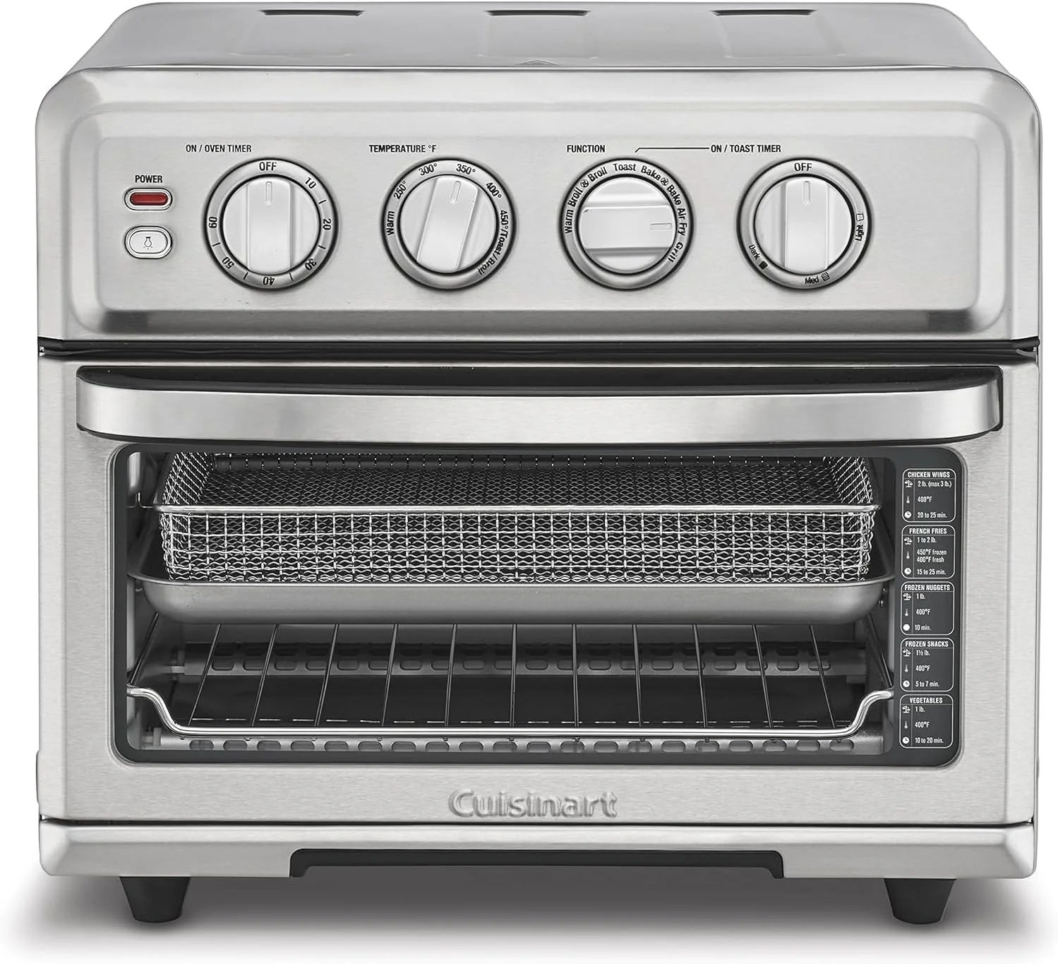 Cuisinart Air Fryer Toaster Oven with Grill, 1800W 8-1 Air Fryer Oven with Bake