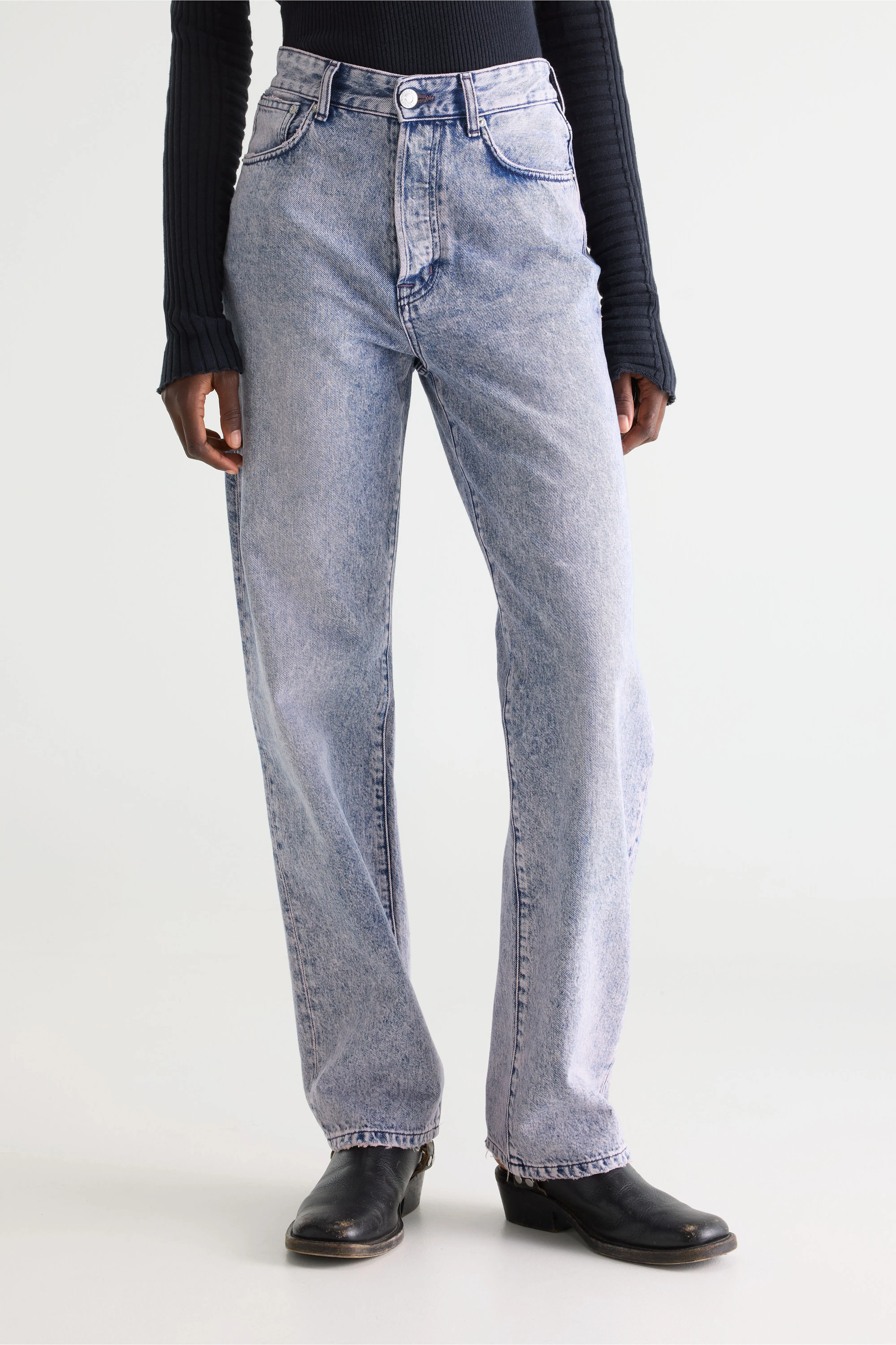 Bellerose Denim N. 35 - straight jeans (261 / W / IRIS SNOW)