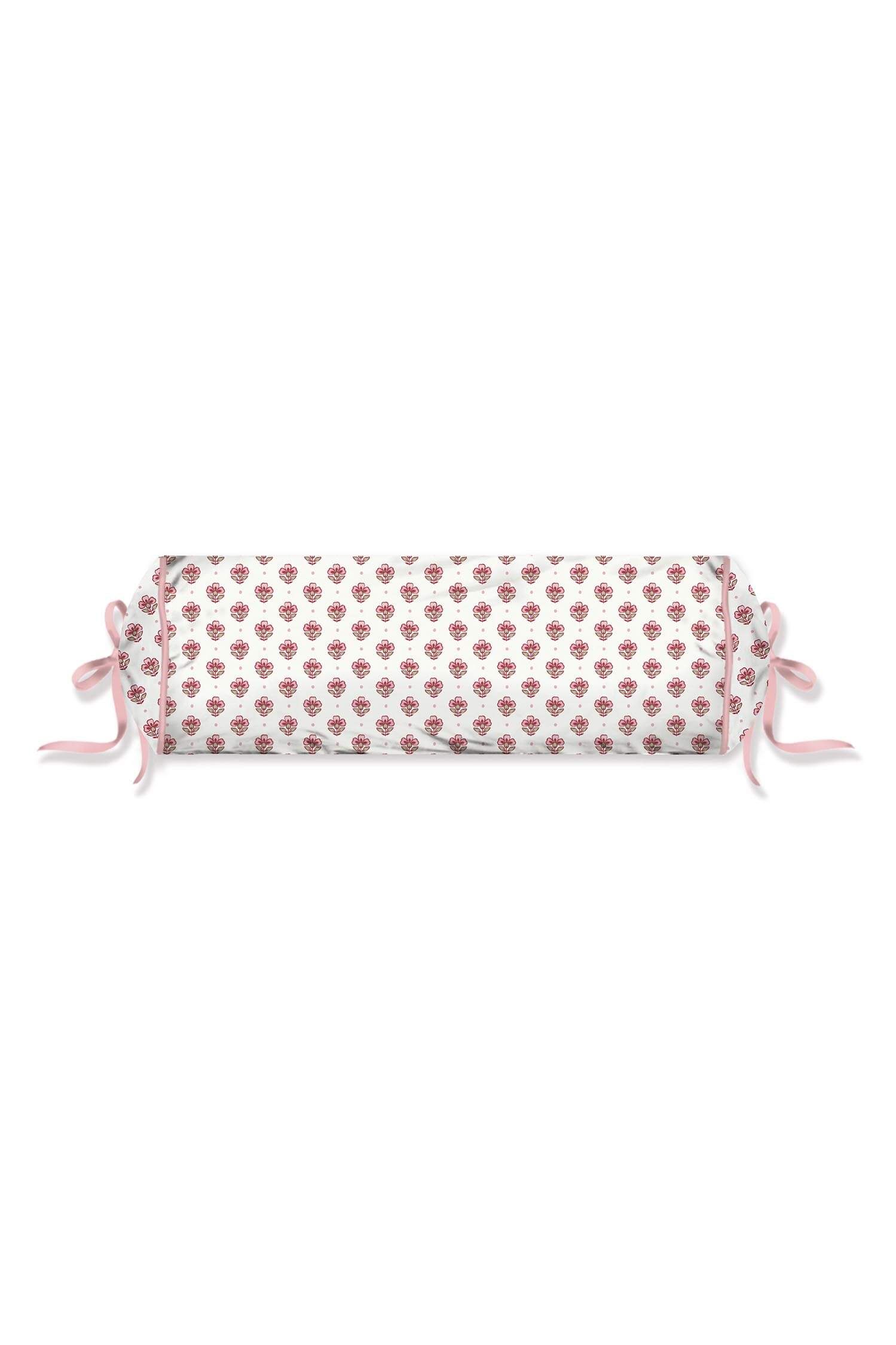 Roll Cushion Jaipur Flower Light Pink