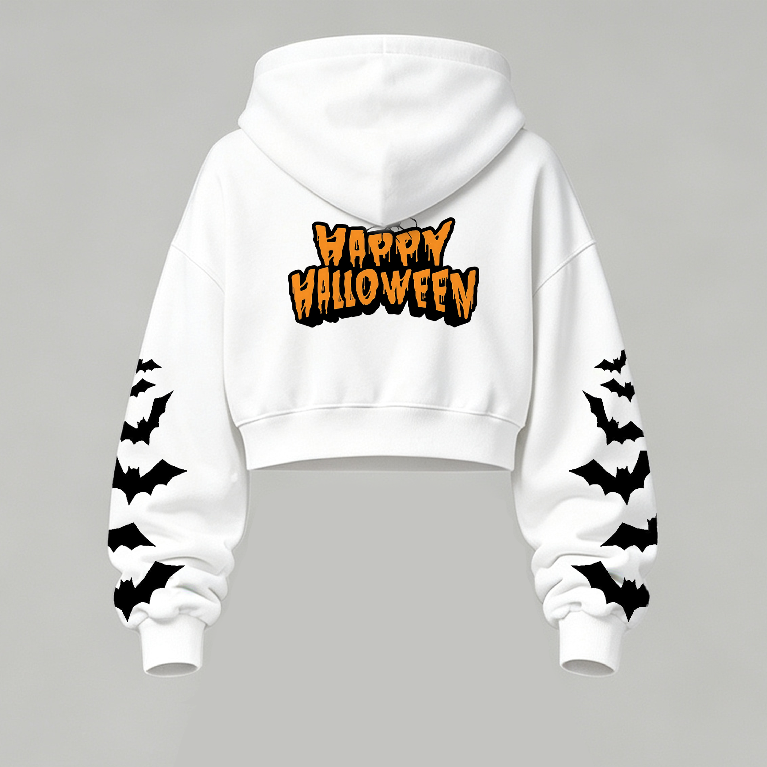 Pokémon Halloween Series Cropped Long Sleeve Hoodie & High Waist Jogger Pants Two Piece TeeThreads Sustain the Scene with Custom Apparel