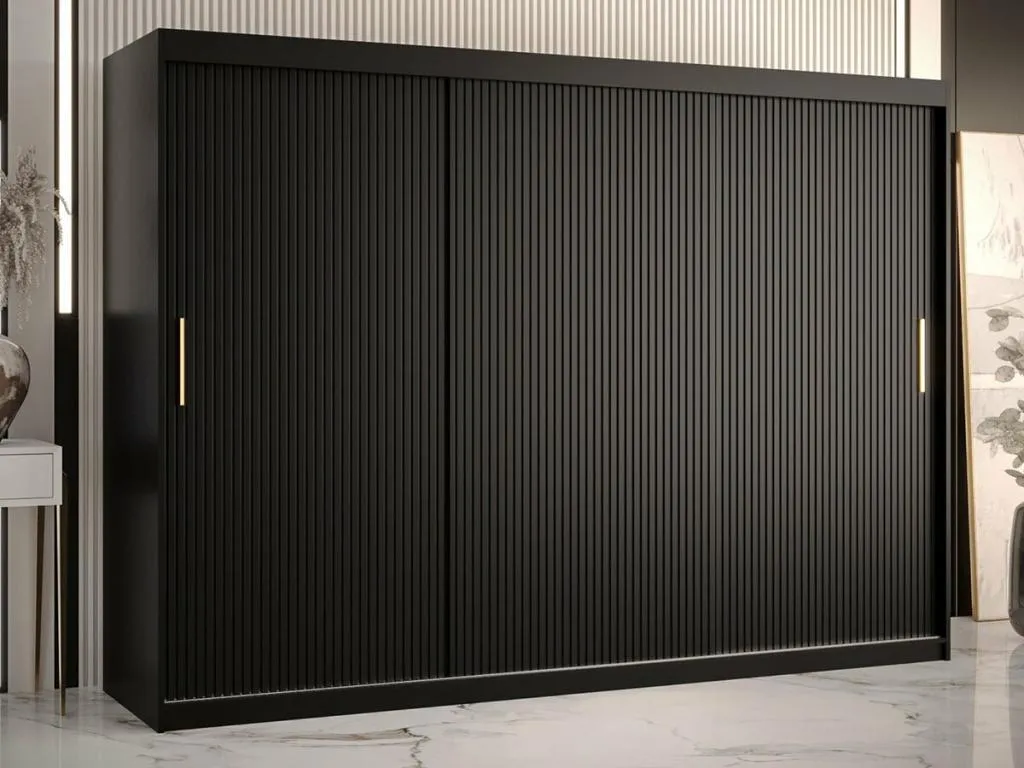 Armario Luxmbls H124 Negro 200x250x62cm Puertas de armario - Correderas 18405GFJC