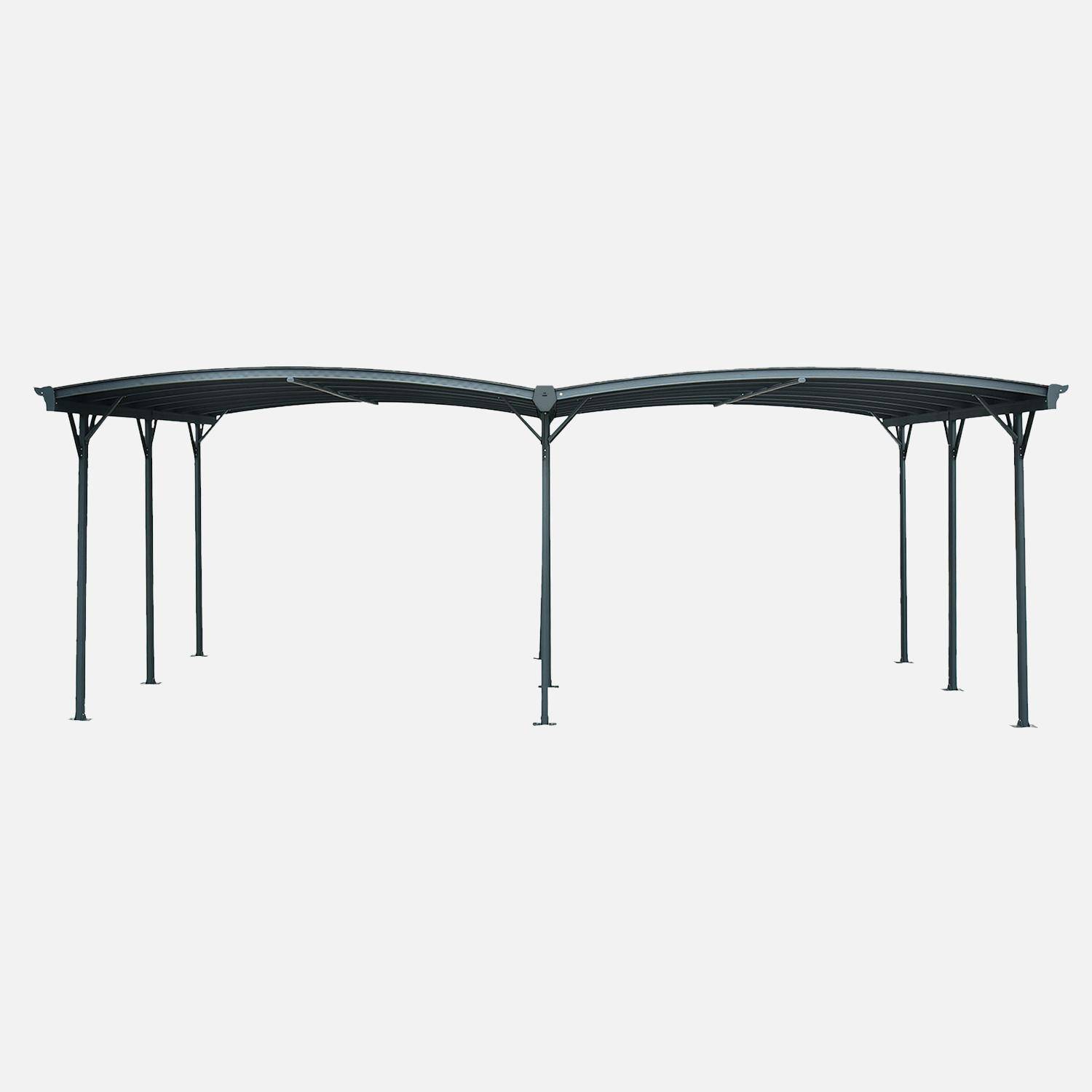 Le mans - Cochera con extensión de aluminio y policarbonato 30m²
