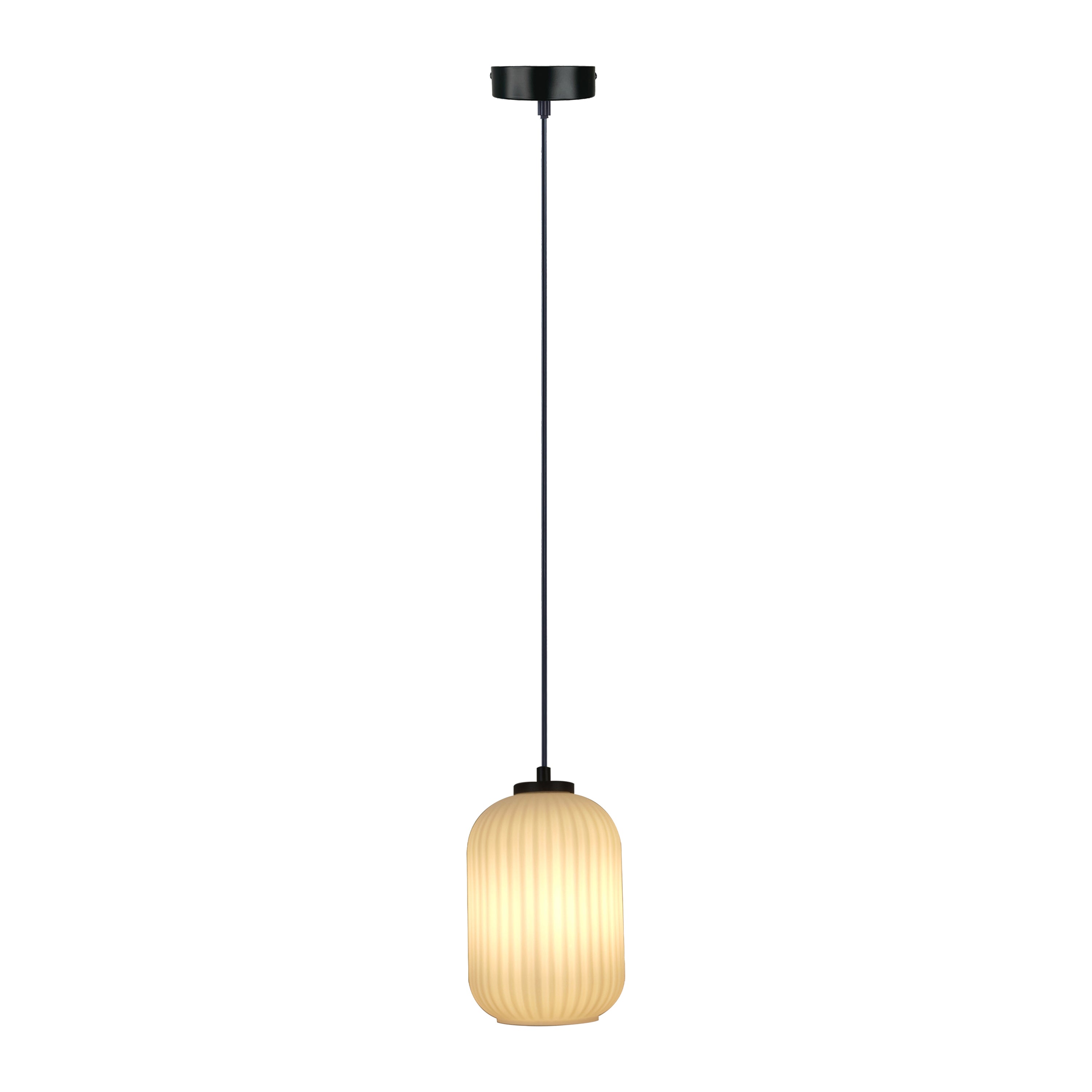 Blokker Ribba Hanglamp - Opaalglas