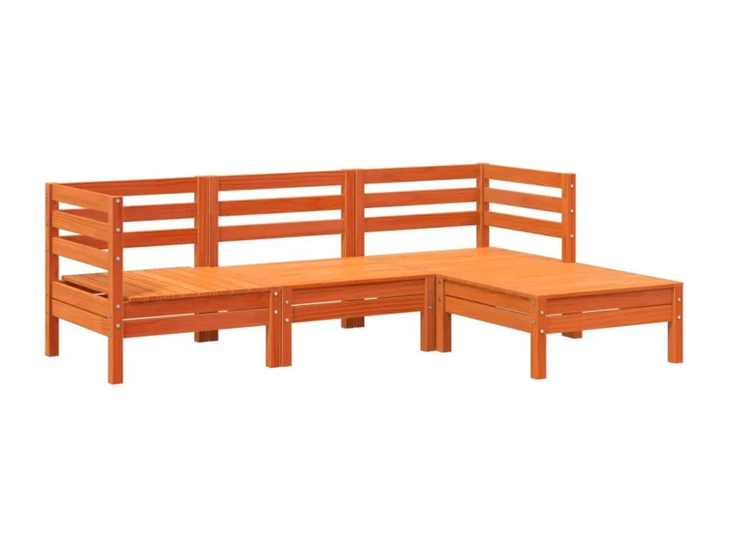 Set de sofás de jardín 8 pzas y cojines ratán sintético gris 34250mths